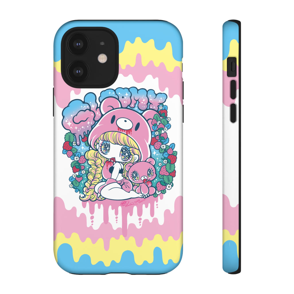 Yurie Sekiya x Gloomy Bear ⭐️ Gloomy-Girl Strawberry Phone Case