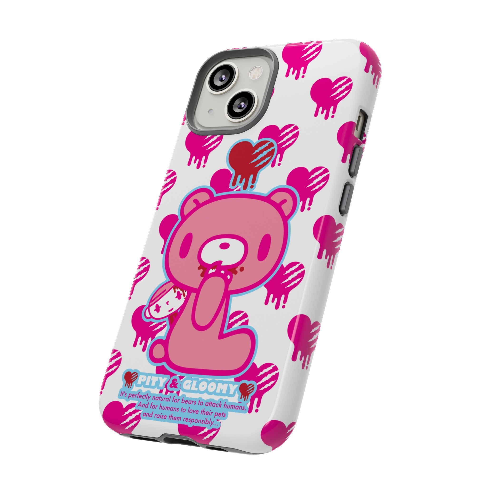 Gloomy Bear White Phone Case