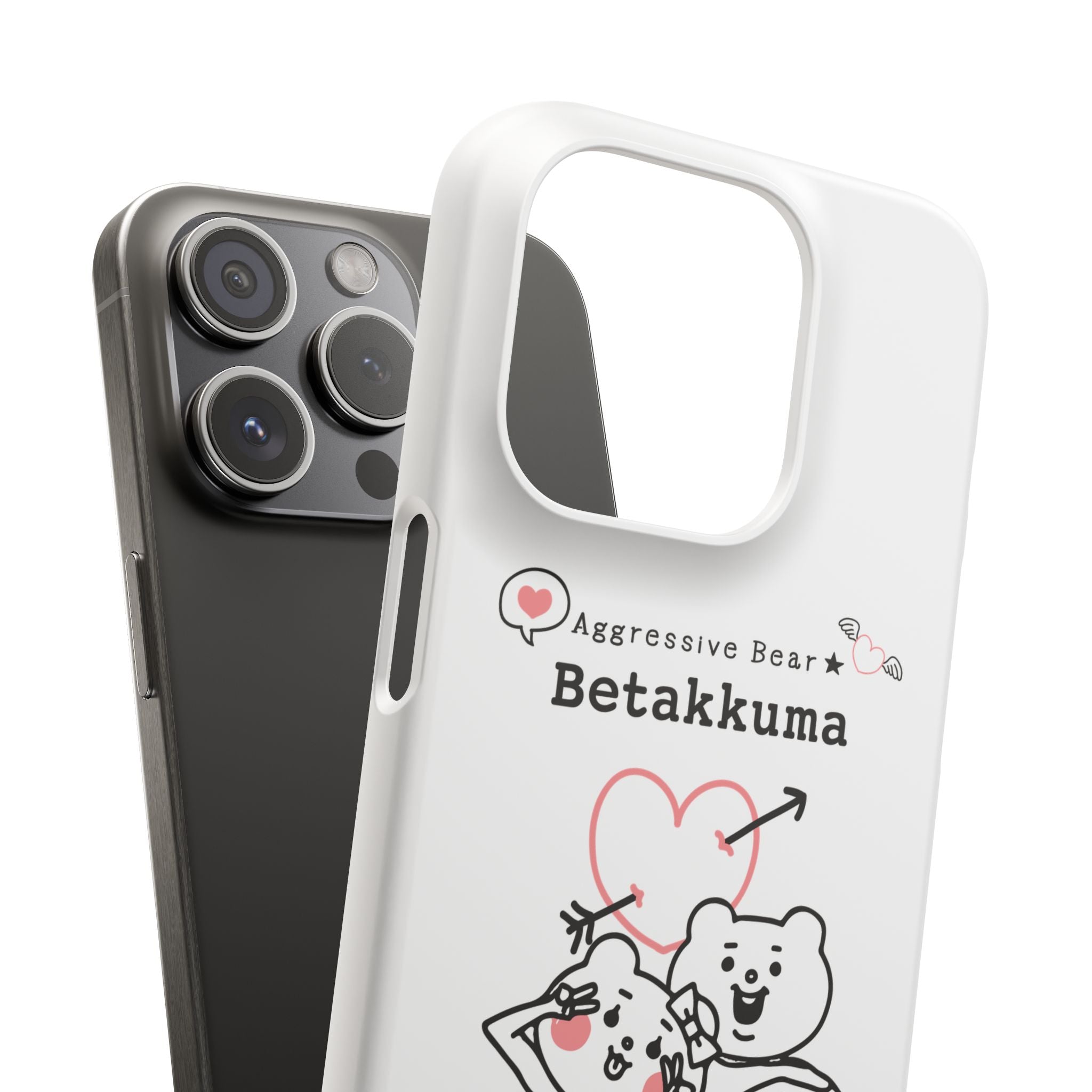 Betakkuma Arrow Heart Phone Case