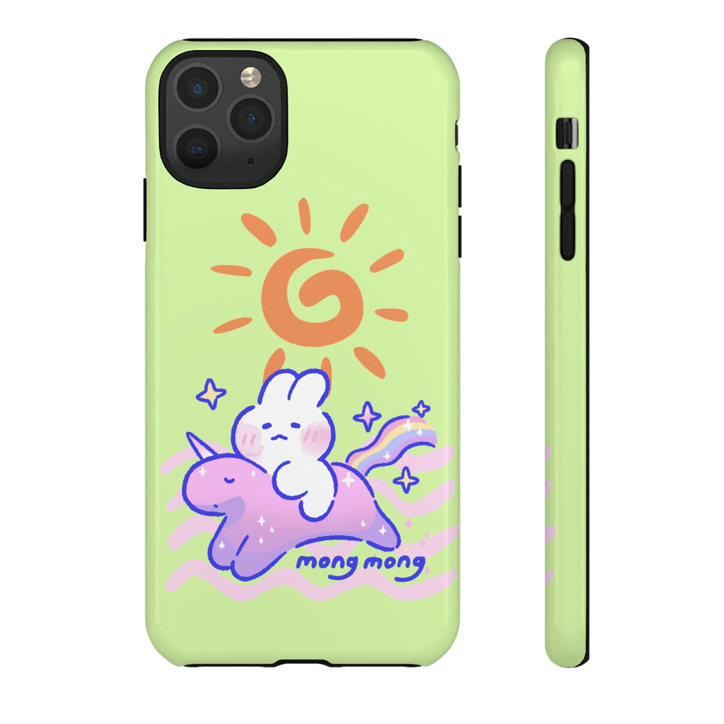 Lovely Mong Mong Ride a Unicorn Phone Case