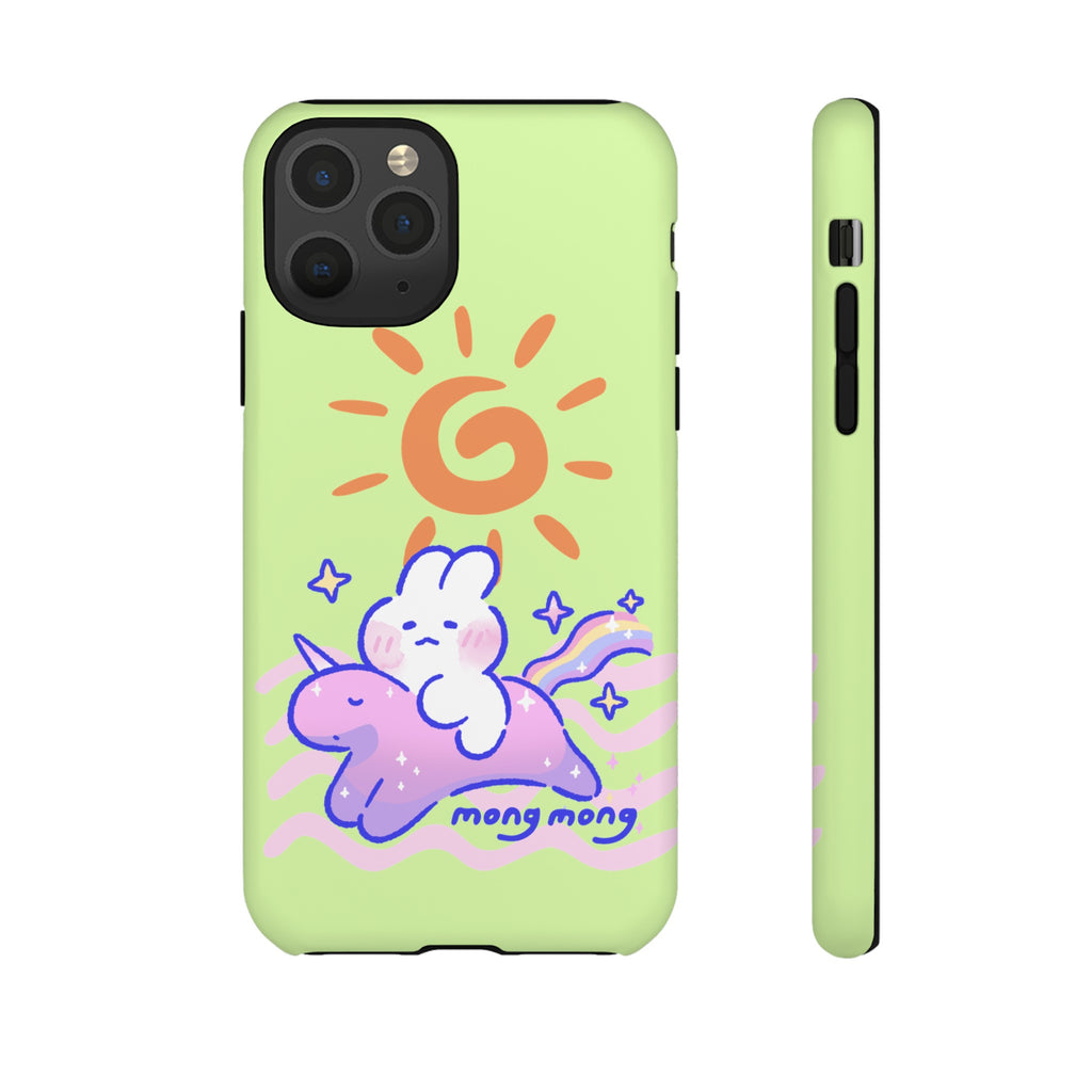 Lovely Mong Mong Ride a Unicorn Phone Case