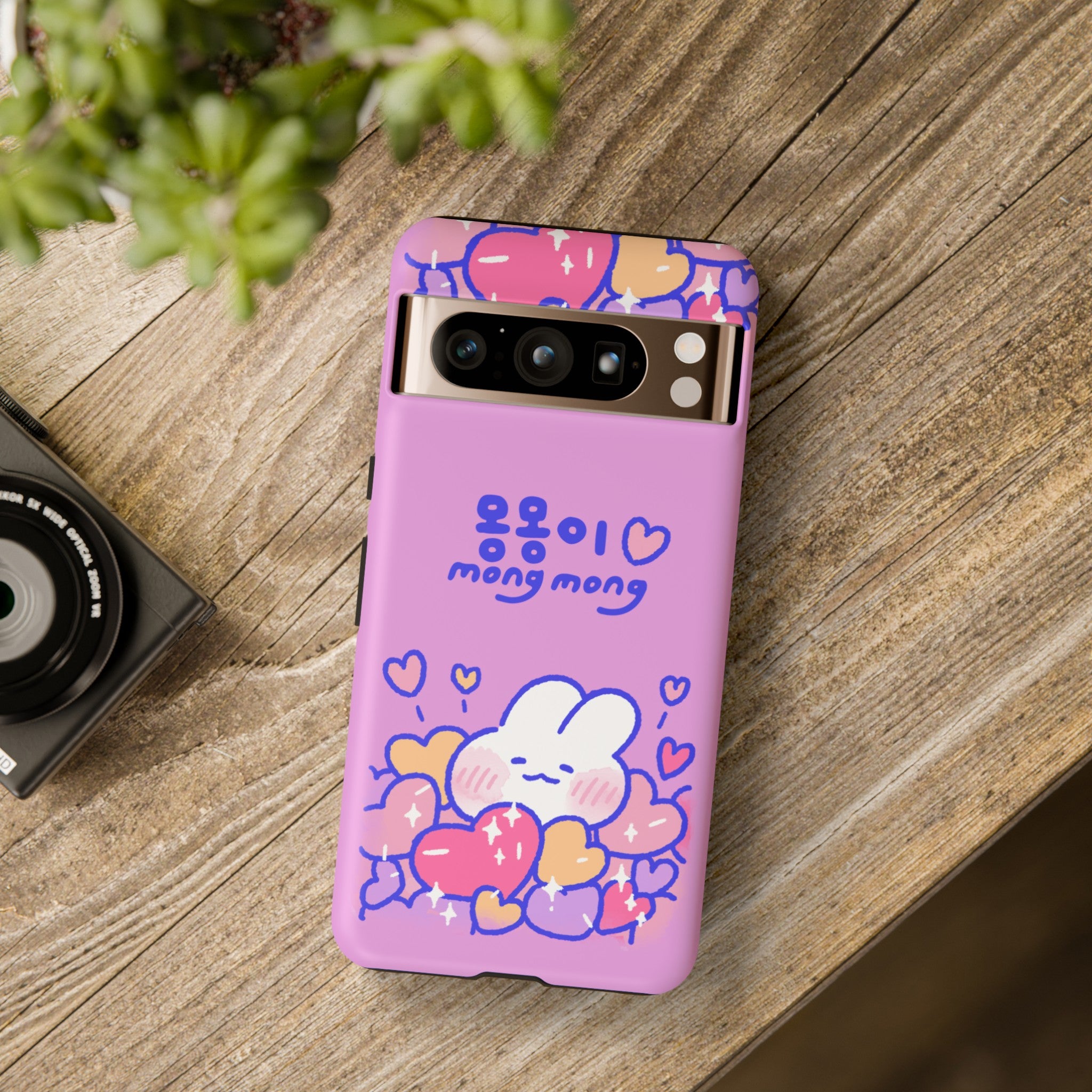 Lovely Mong Mong Heart Bath Phone Case