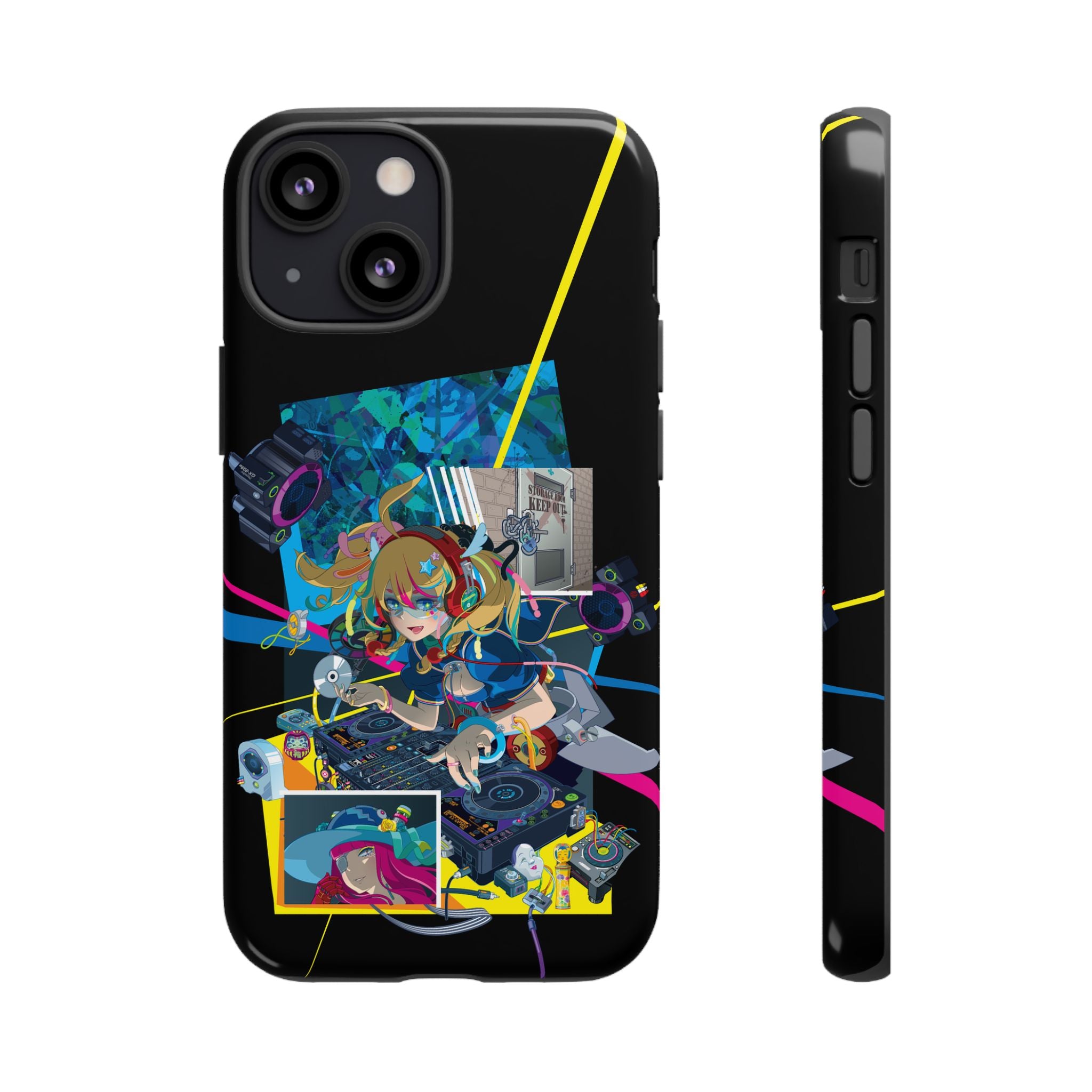 HYPERSONIC music club DJ VAL - Tough Phone Case