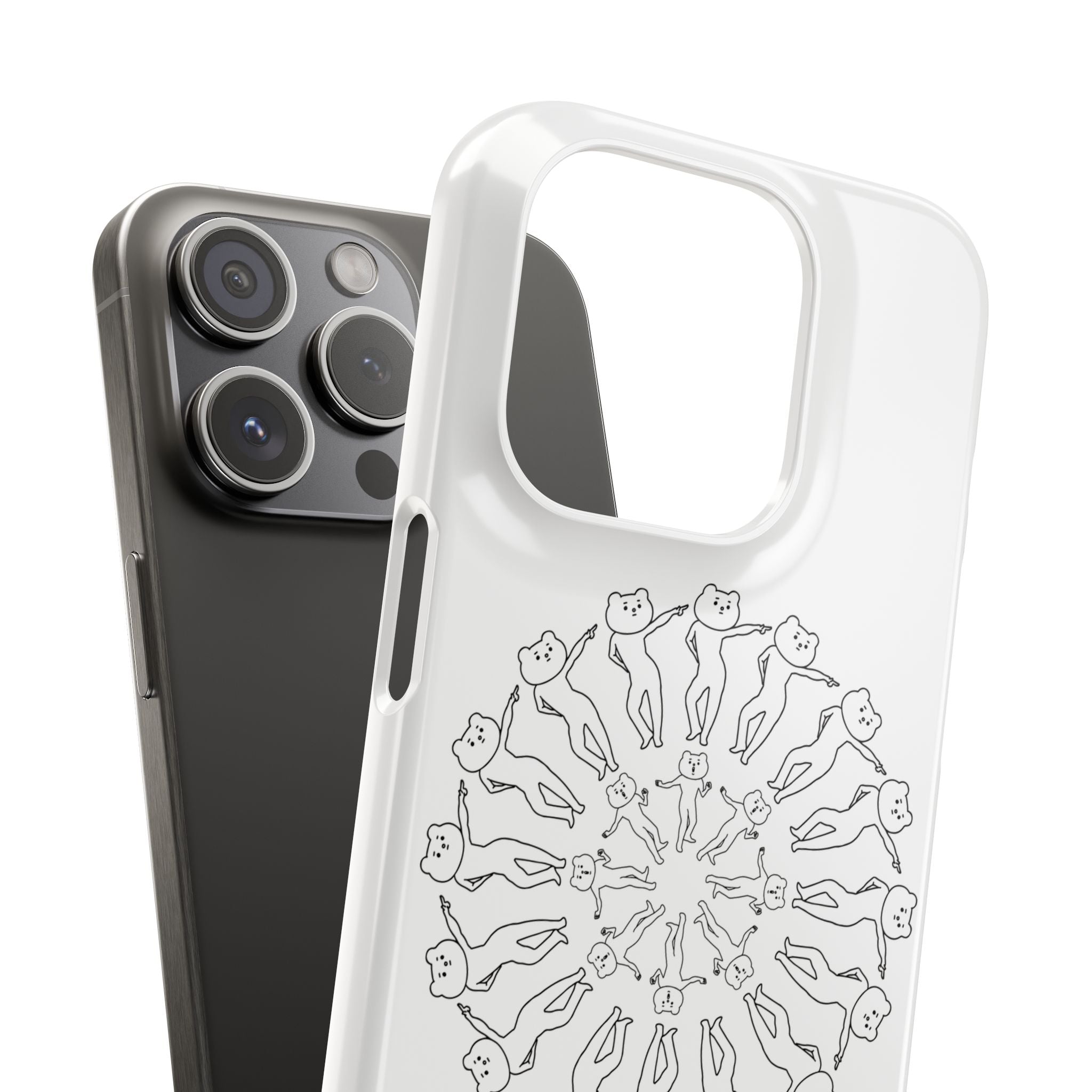 Betakkuma Swirl Pattern Phone Case