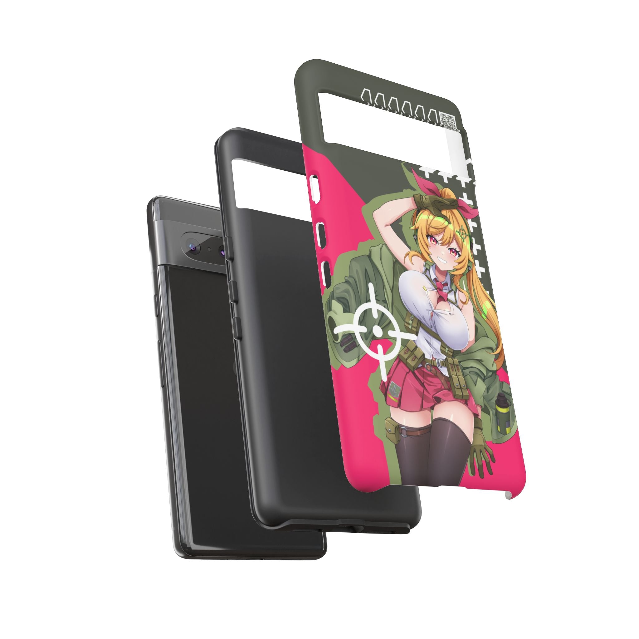 タレットガールズ - ロックオン スマホケース