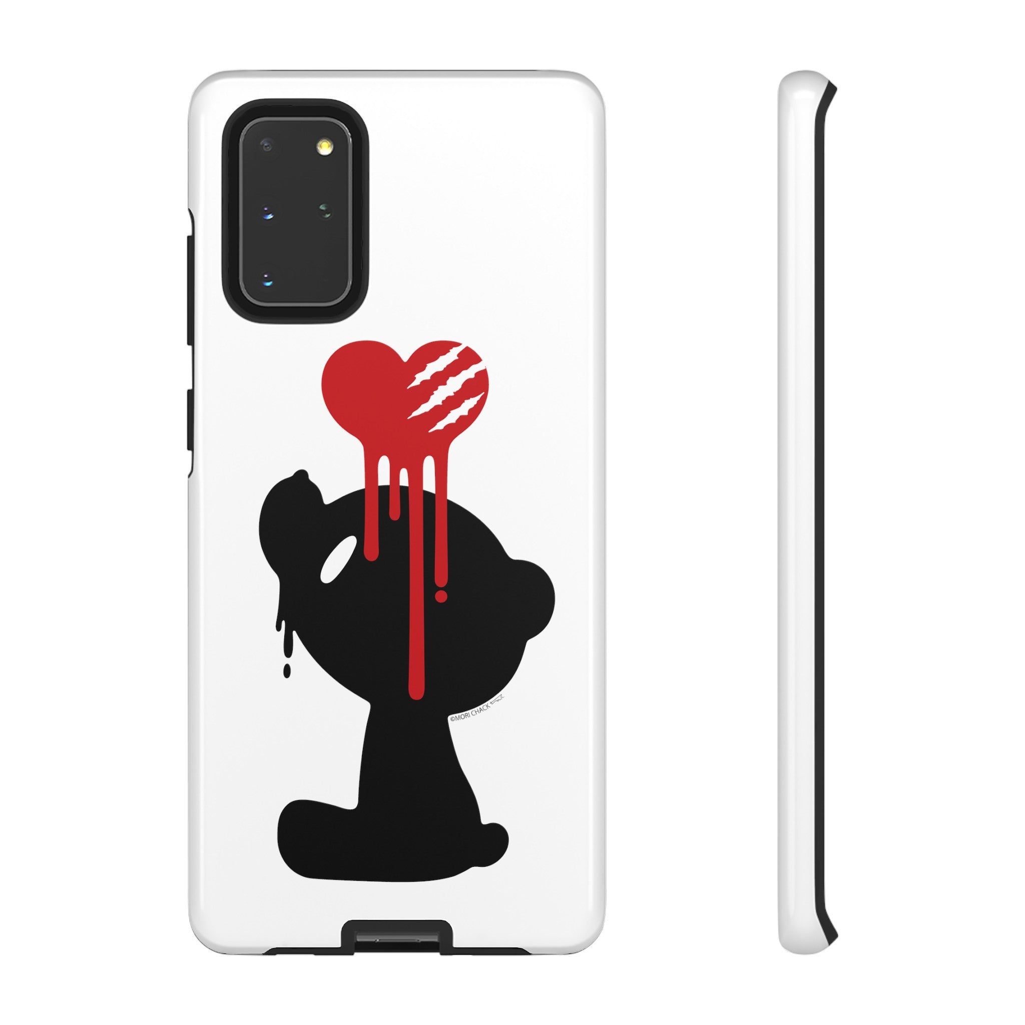 Gloomy Bear Heart - Dual Layer Phone Case