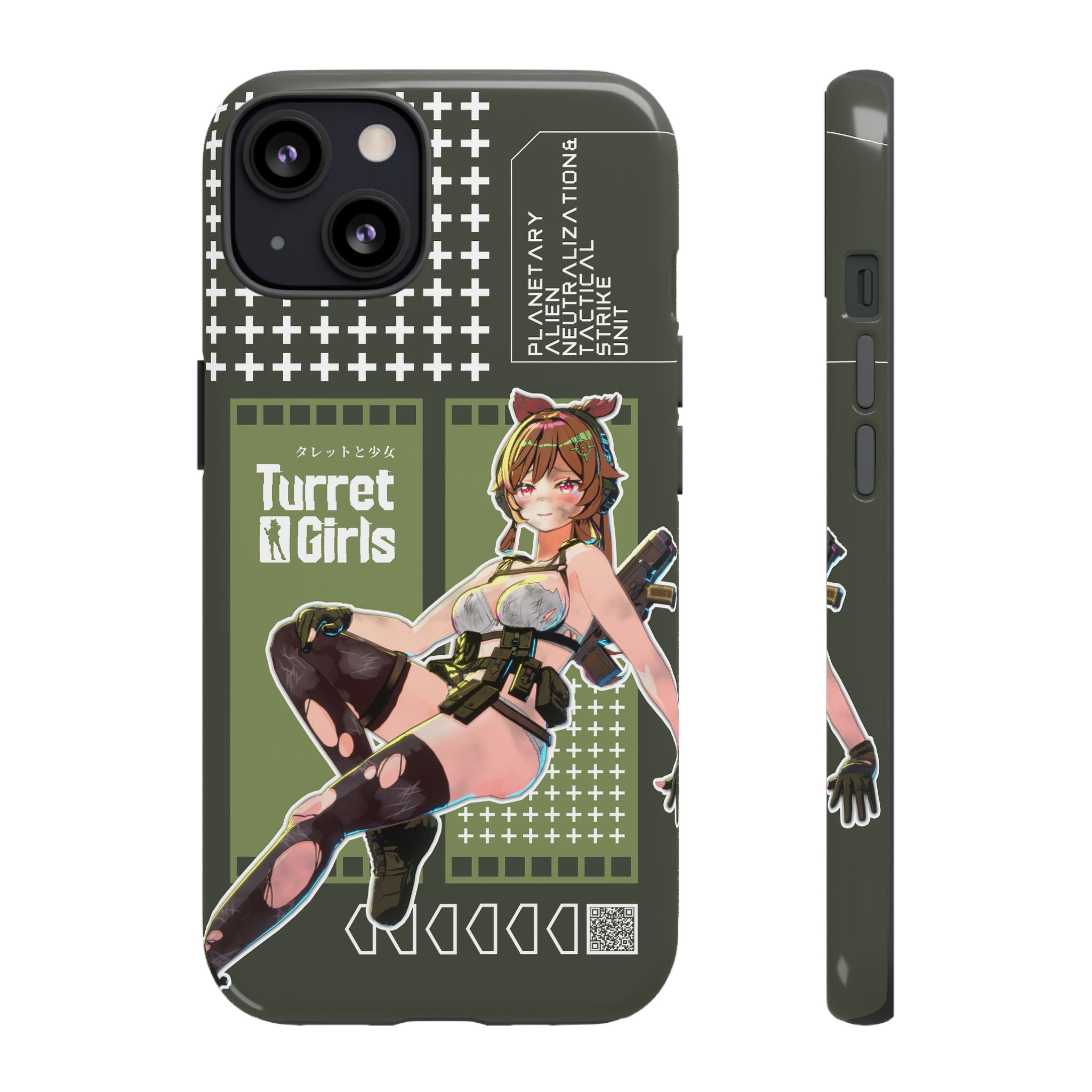 タレットガールズ - ぼろぼろのスマホケース