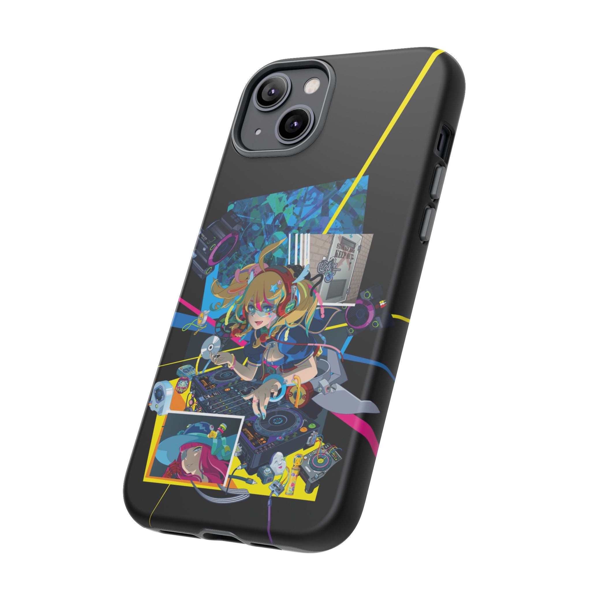 HYPERSONIC music club DJ VAL - Tough Phone Case