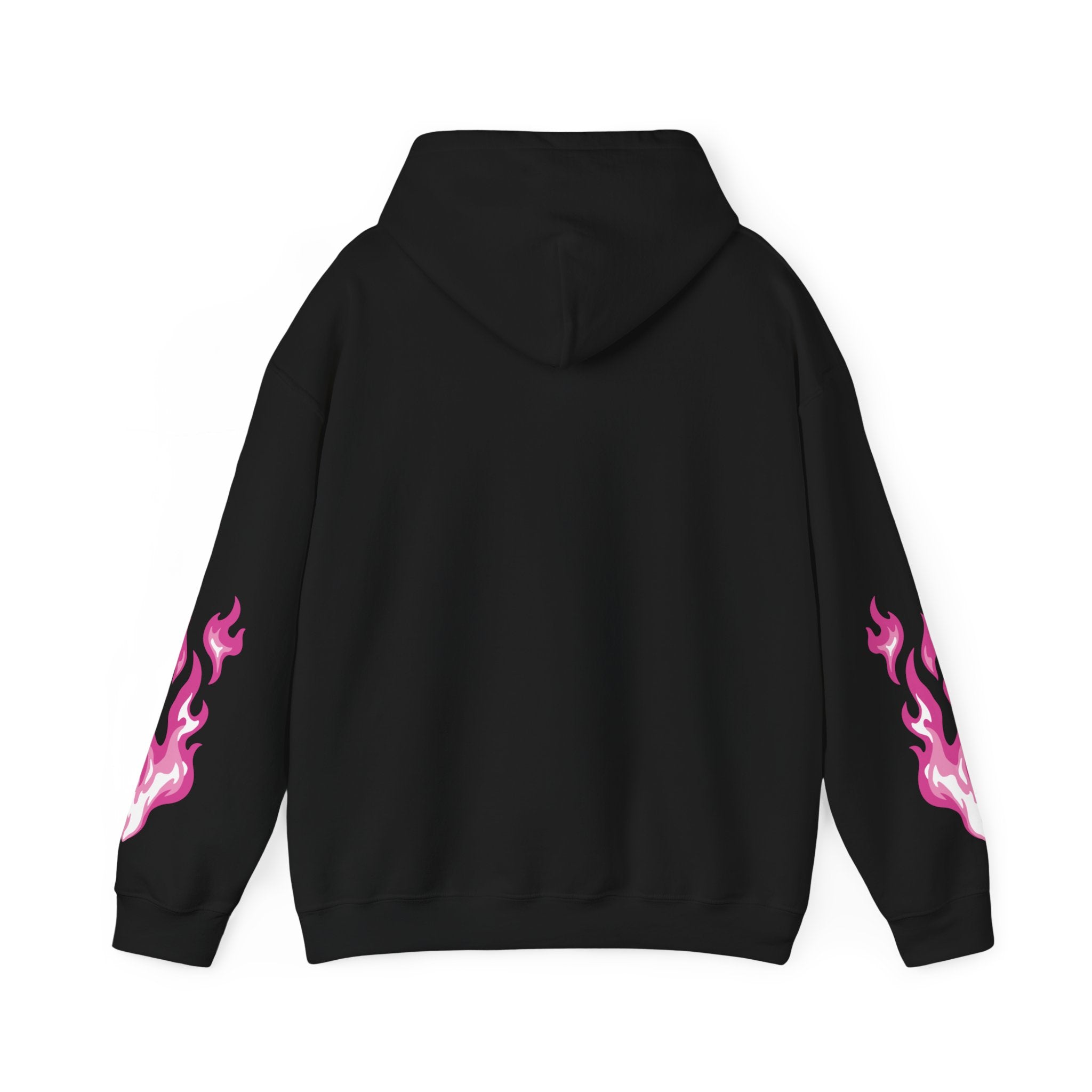 Gloomy Bear Y2k Pink Flame Hoodie