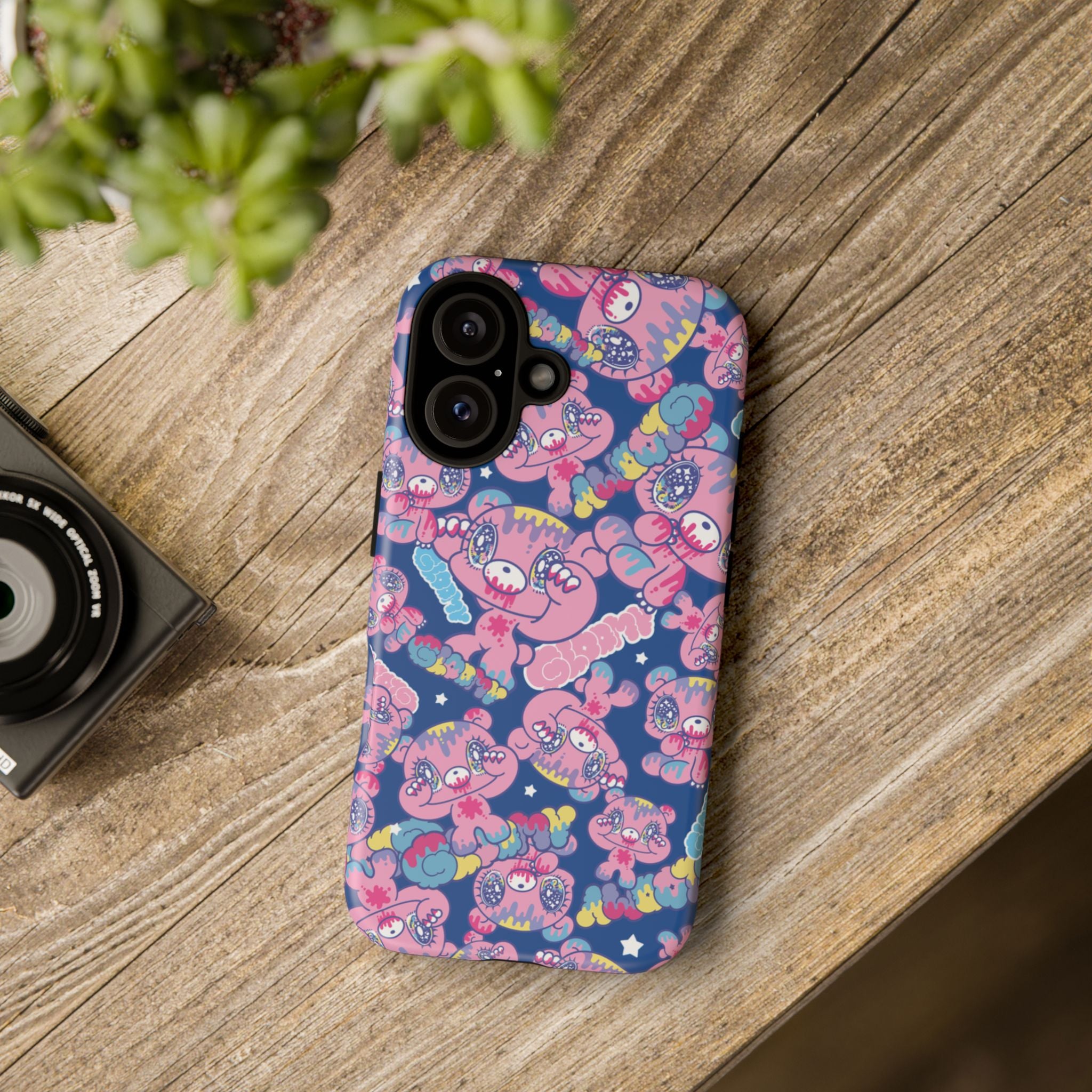 Yurie Sekiya x Gloomy Bear Blue Mania Phone Case