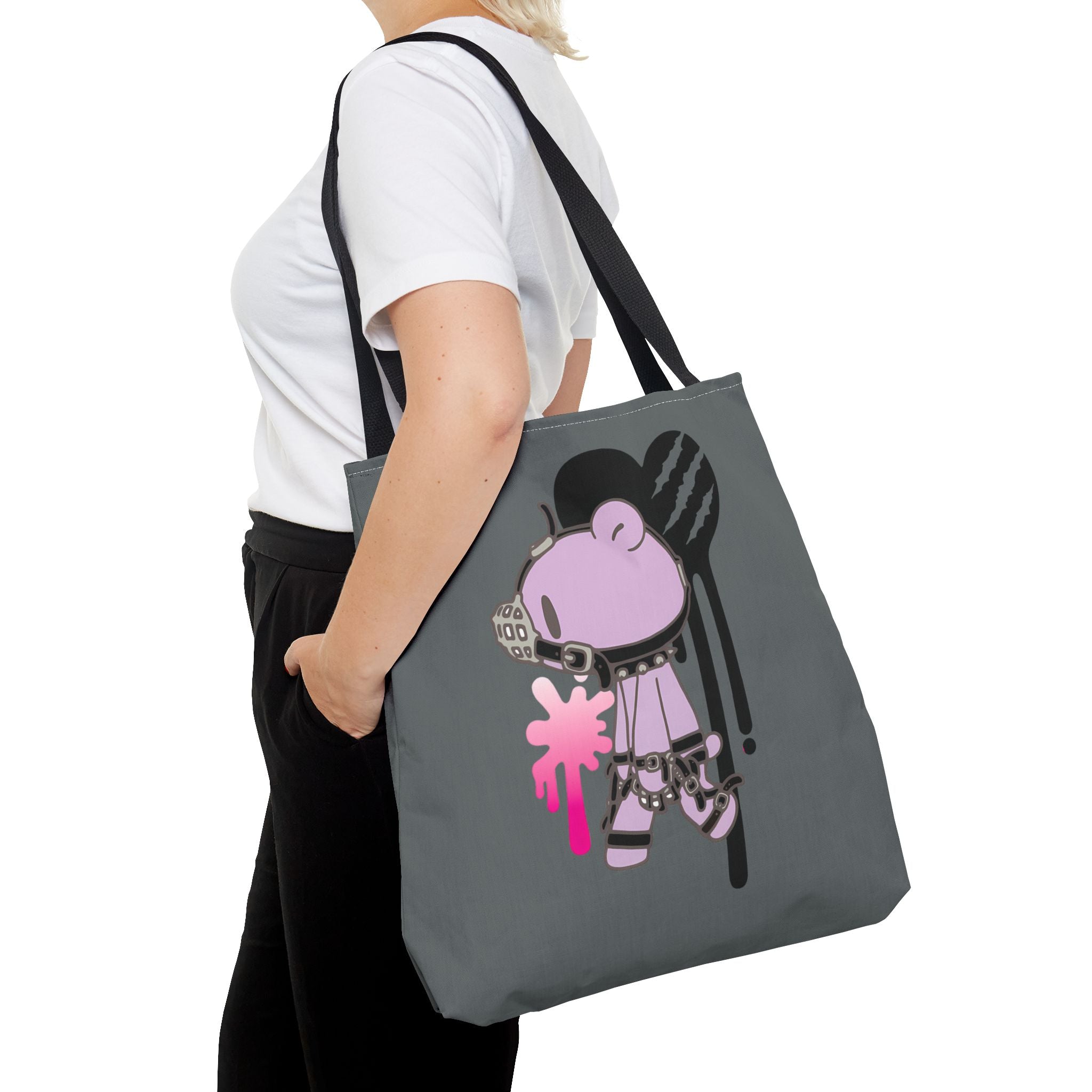 Gloomy Bear x DEDGRL6  "Jelly Heart" Tote Bag