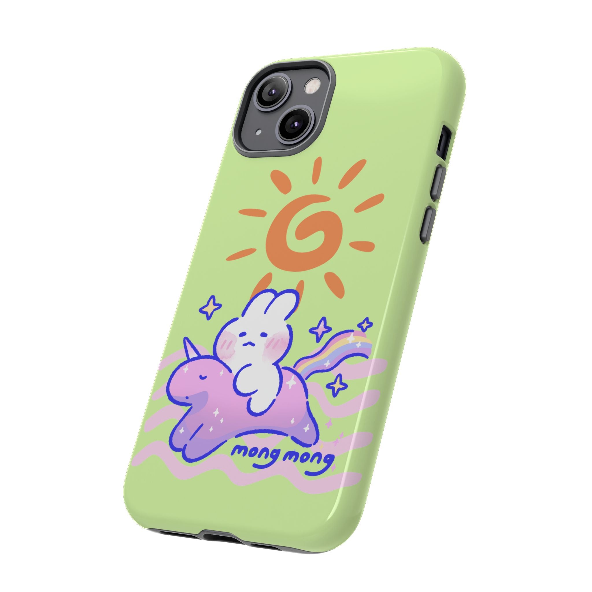 Lovely Mong Mong Ride a Unicorn Phone Case