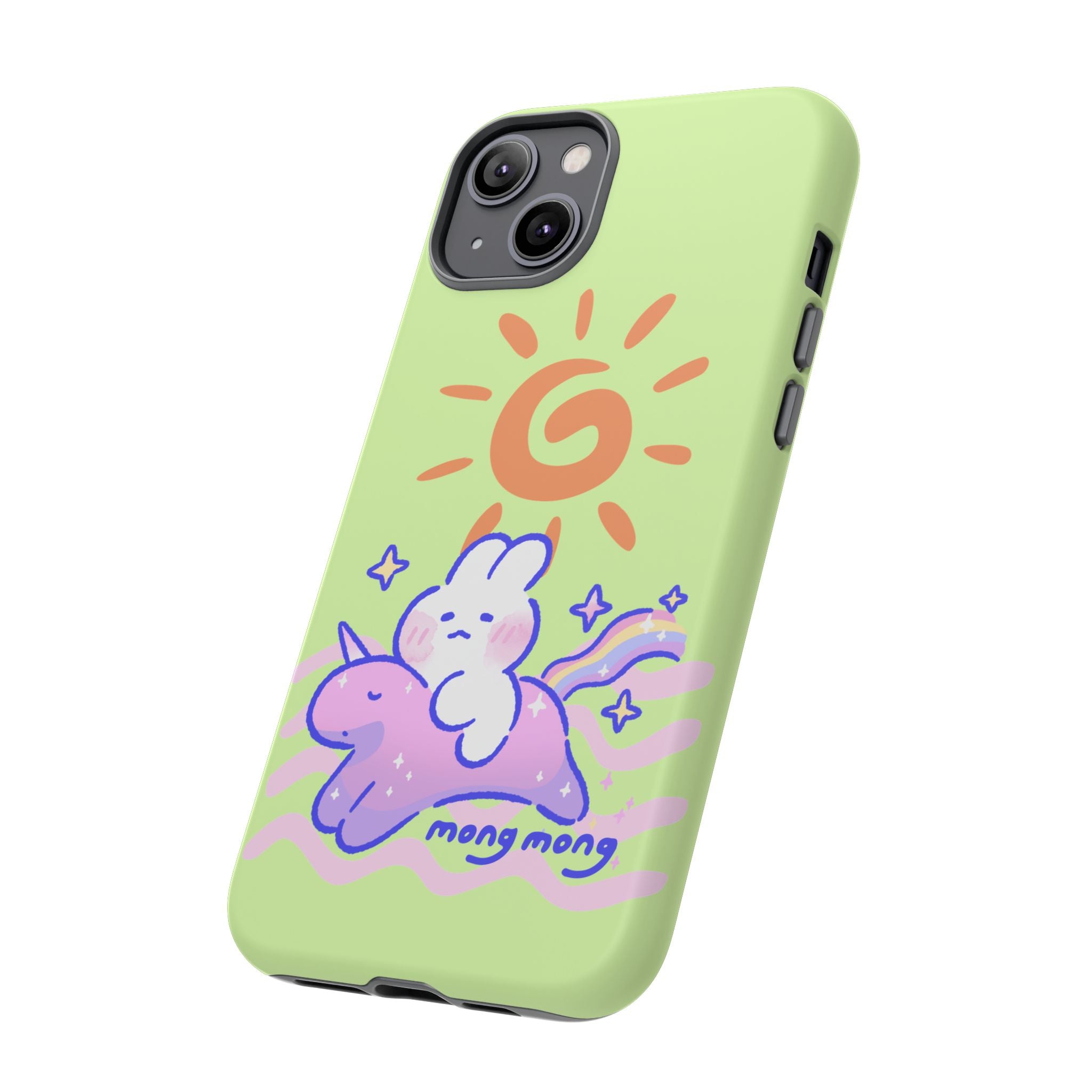 Lovely Mong Mong Ride a Unicorn Phone Case