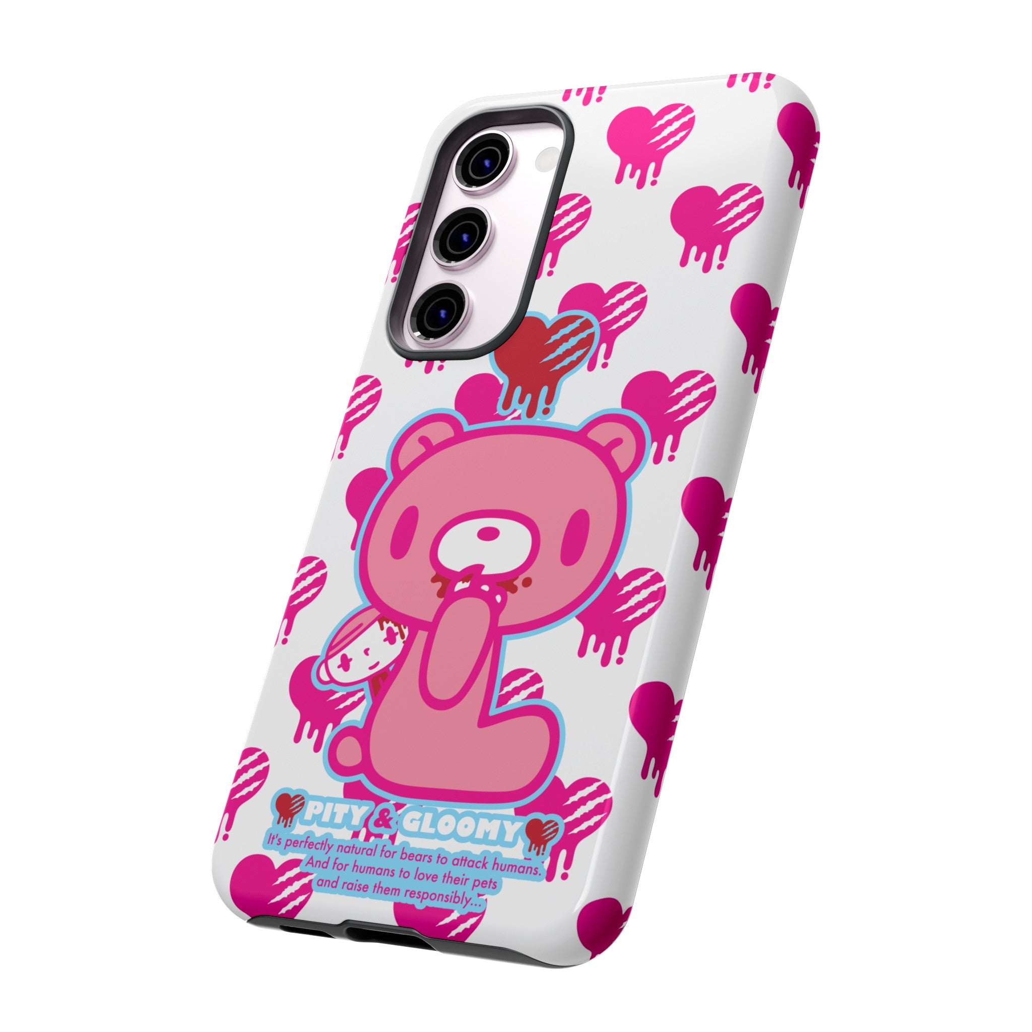 Gloomy Bear White Phone Case