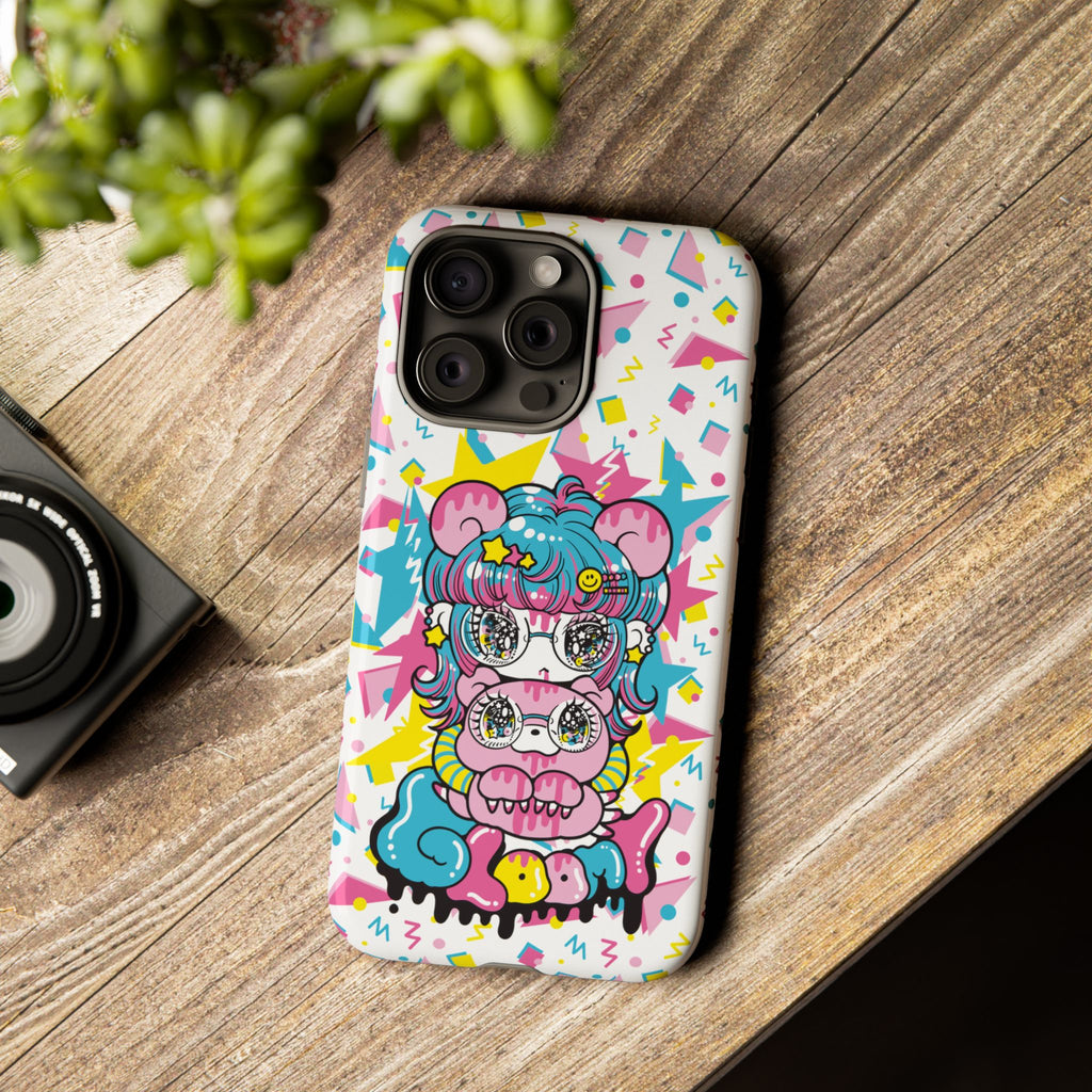 YURIE SEKIYA X GLOOMY BEAR ⭐️ FIRE GIRL PHONE CASE