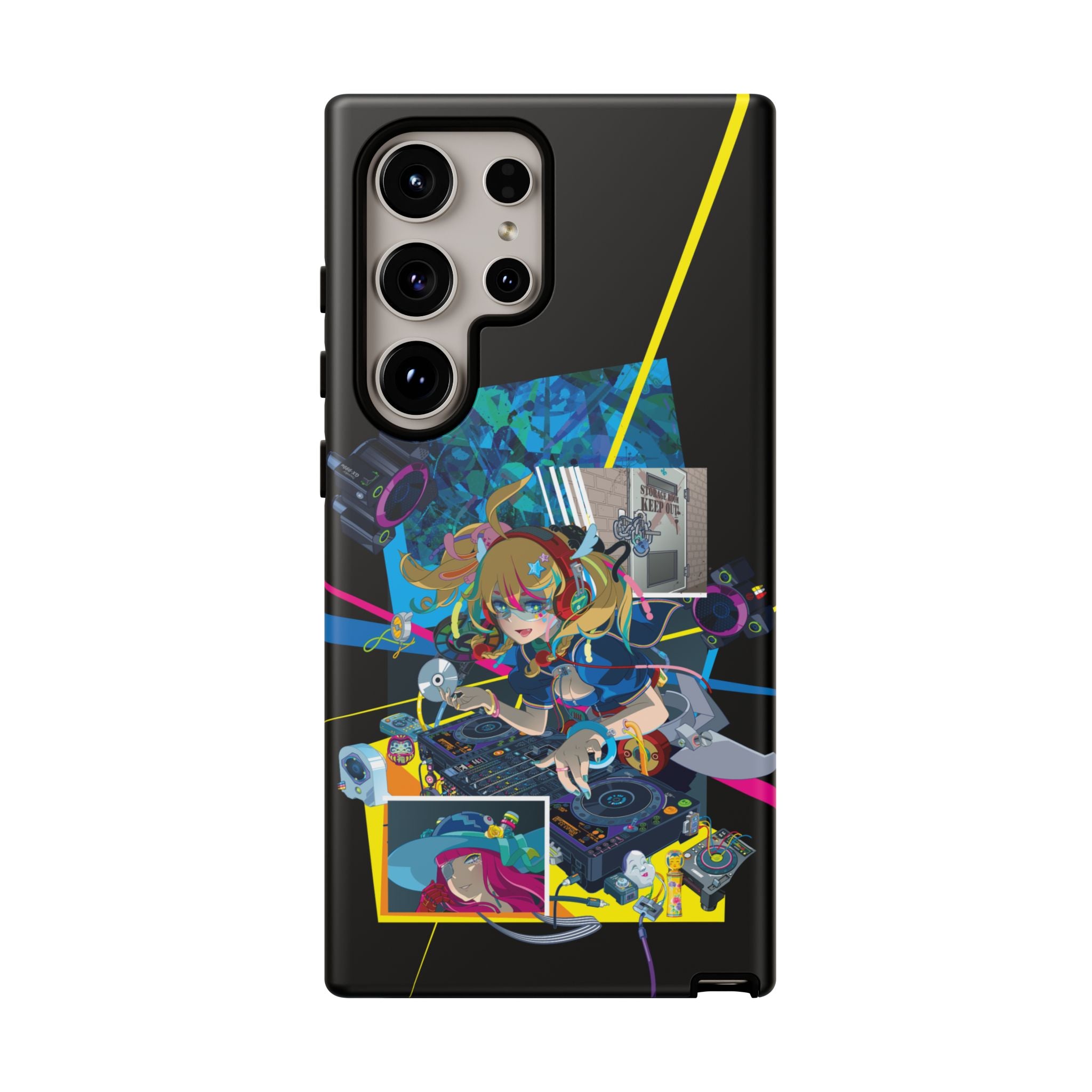 HYPERSONIC music club DJ VAL - Tough Phone Case