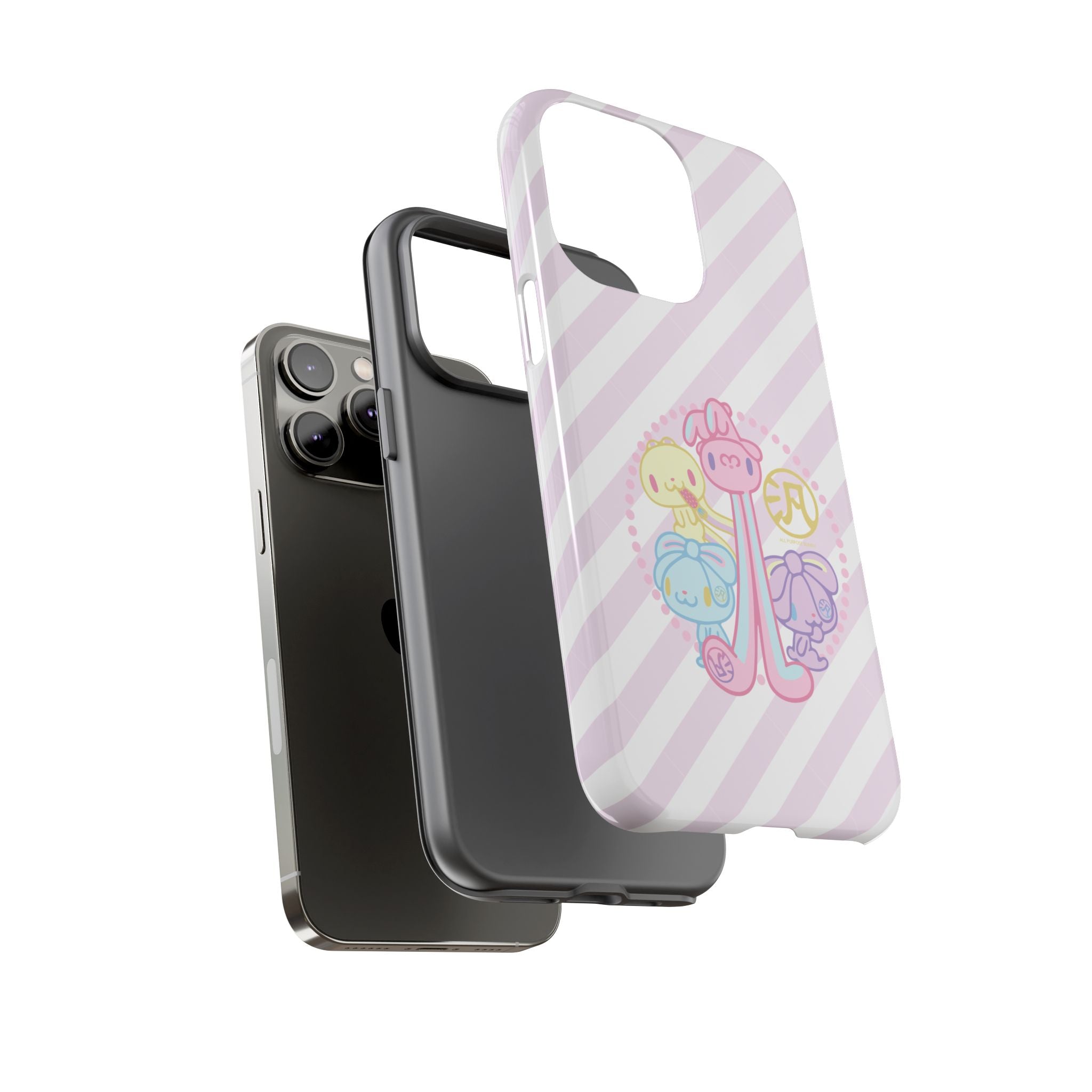 All Purpose Bunny Group Pastel Phone Case