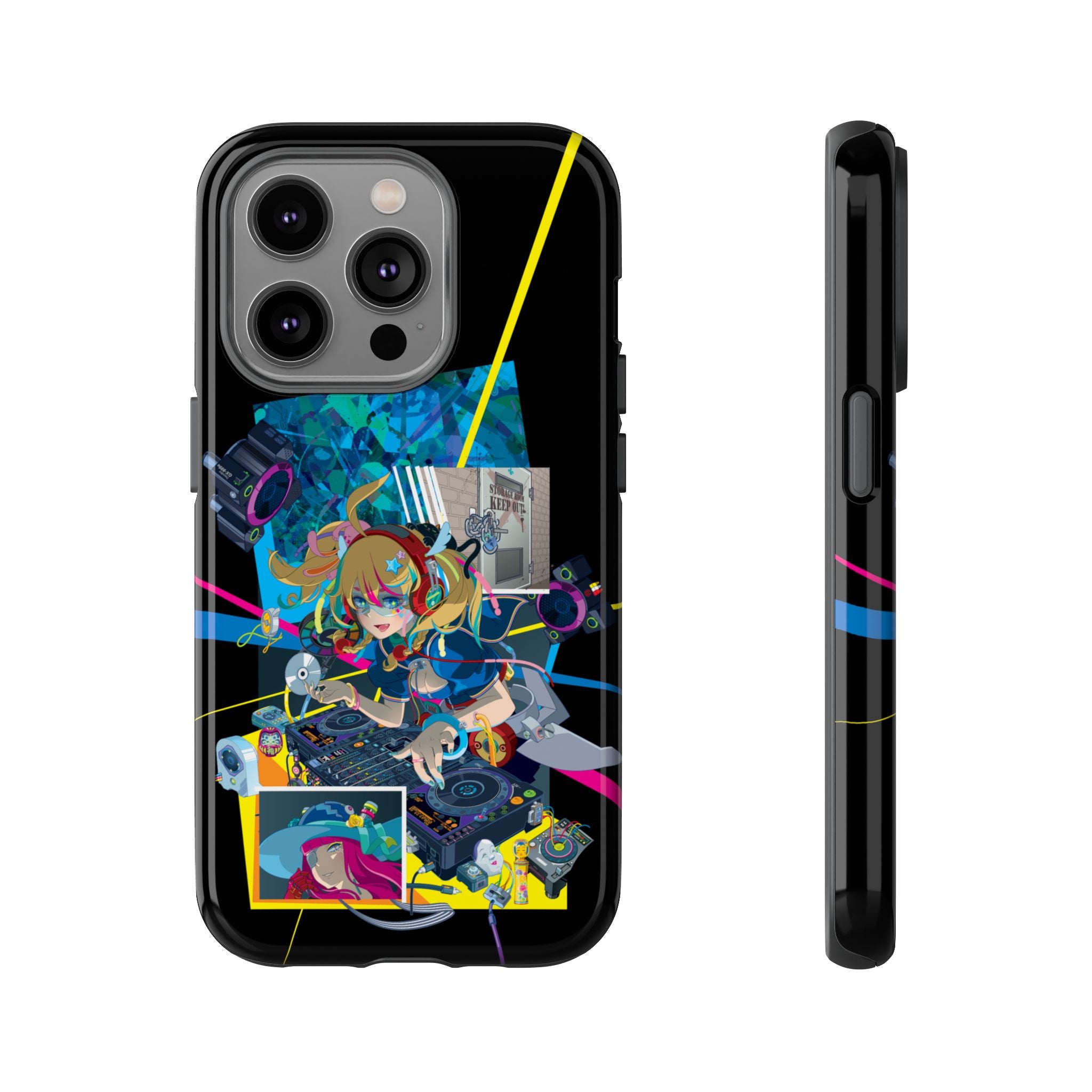 HYPERSONIC music club DJ VAL - Tough Phone Case