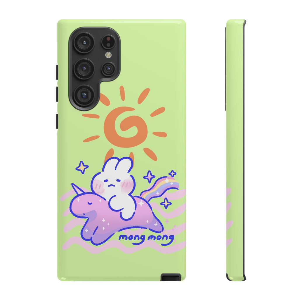 Lovely Mong Mong Ride a Unicorn Phone Case