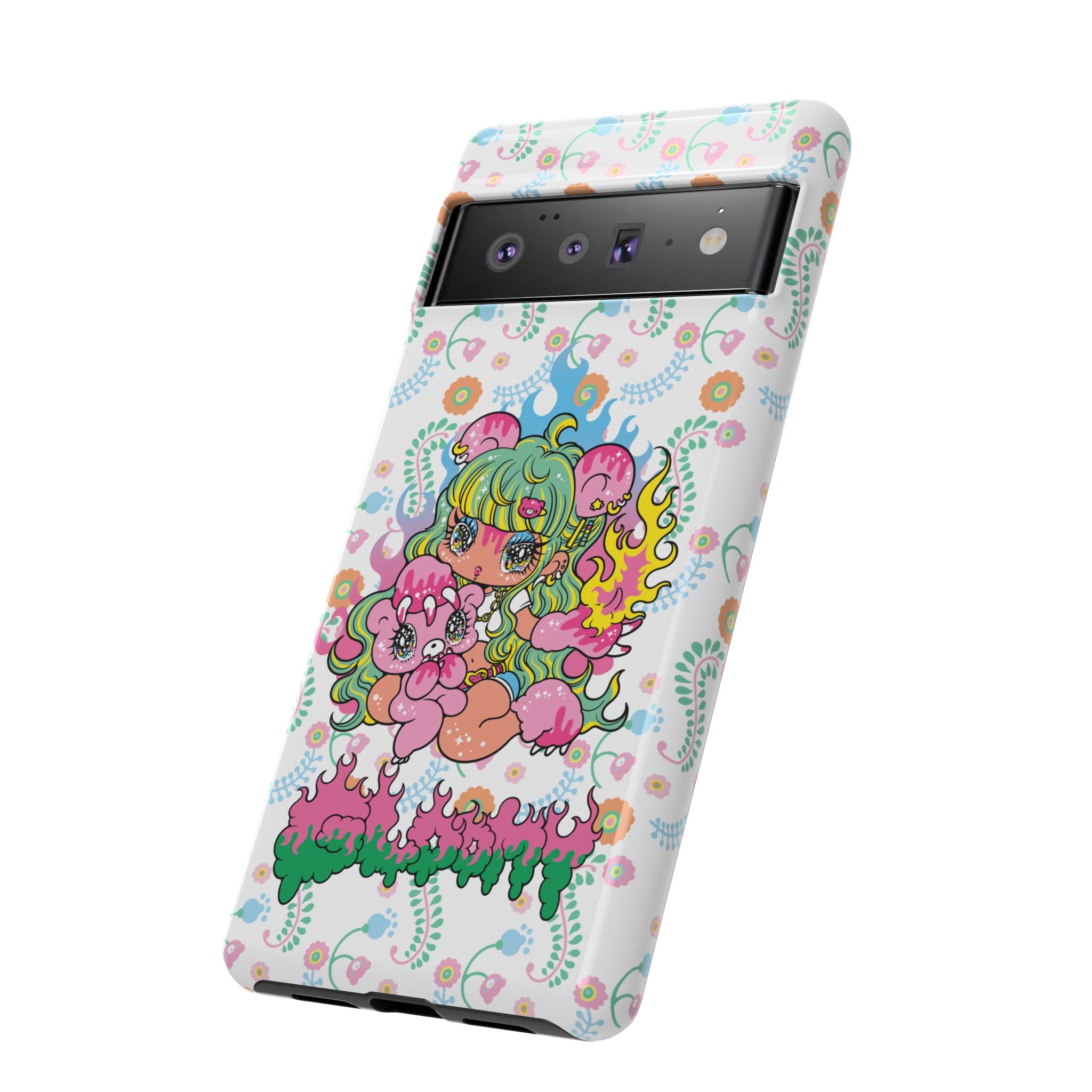 YURIE SEKIYA X GLOOMY BEAR ⭐️ FIRE GIRL PHONE CASE