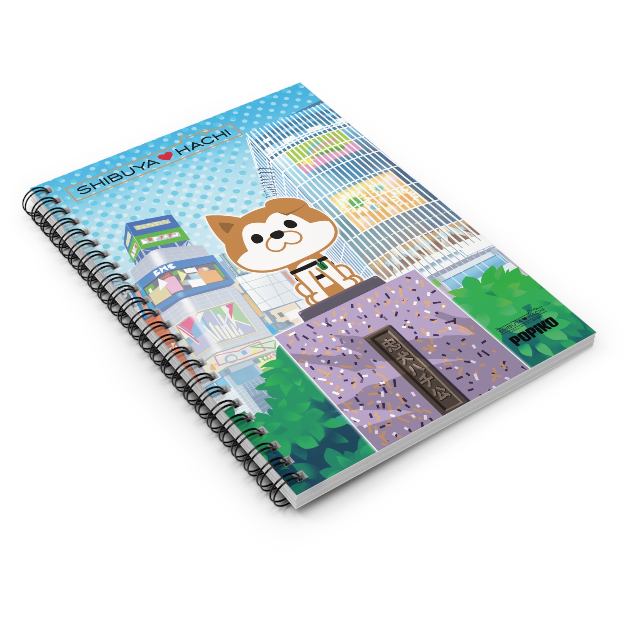 Shibuya Hachi Spiral Notebook