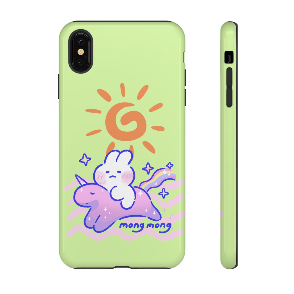 Lovely Mong Mong Ride a Unicorn Phone Case