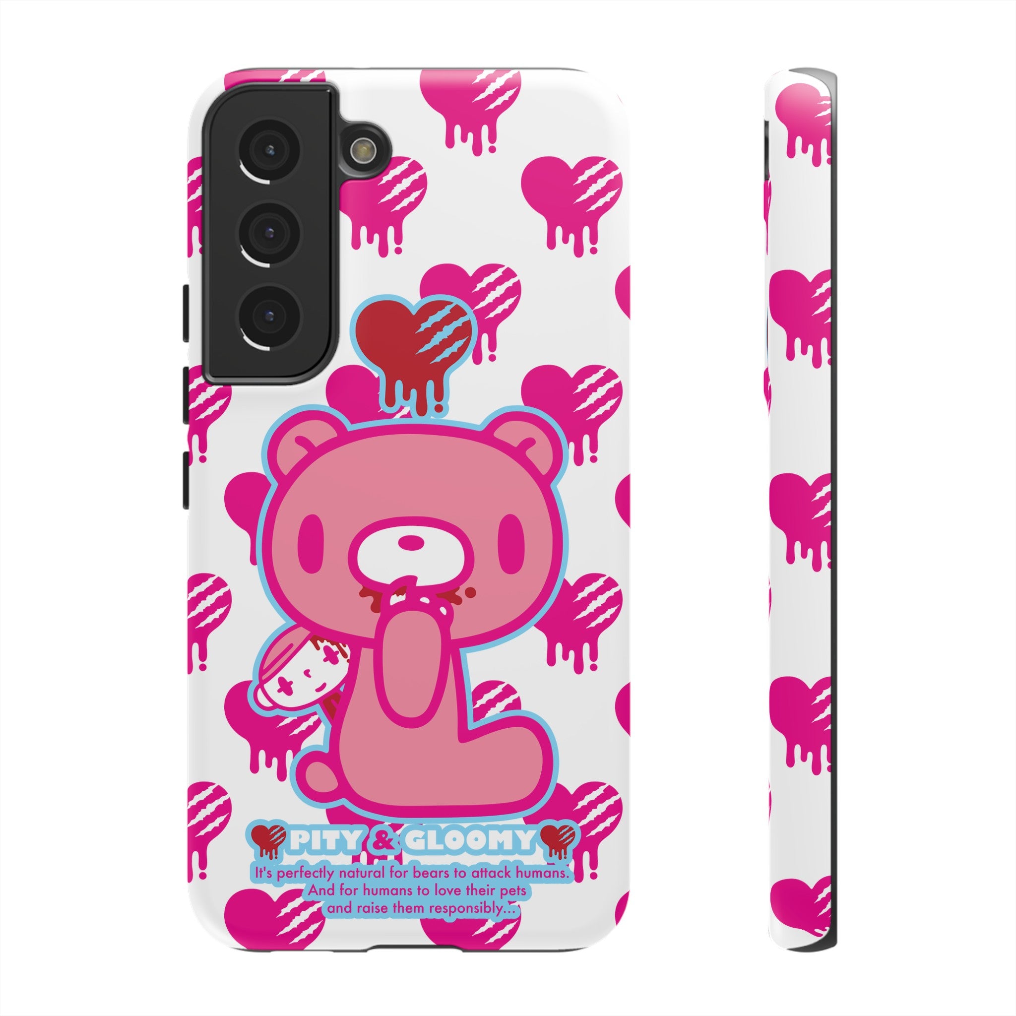 Gloomy Bear White Phone Case