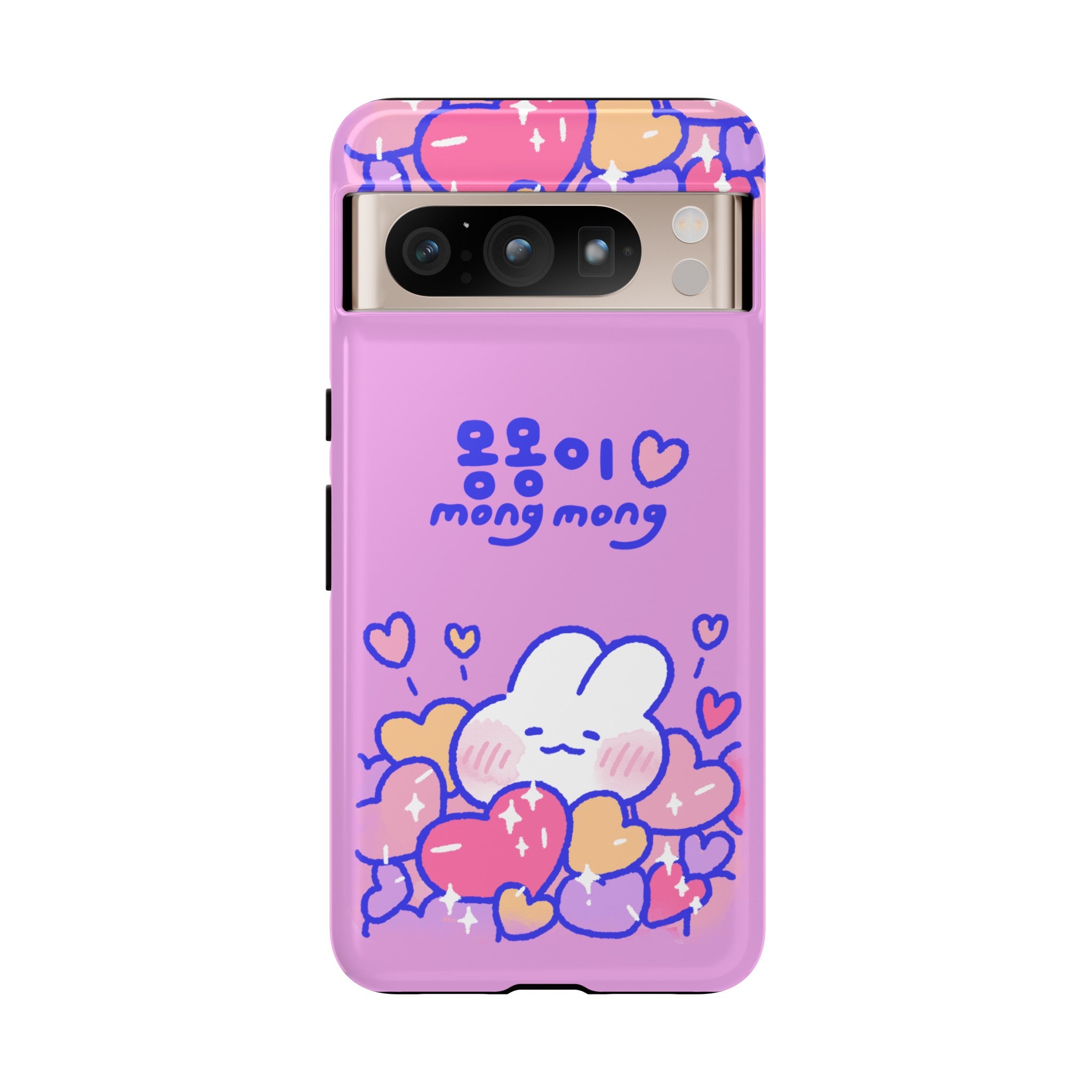Lovely Mong Mong Heart Bath Phone Case