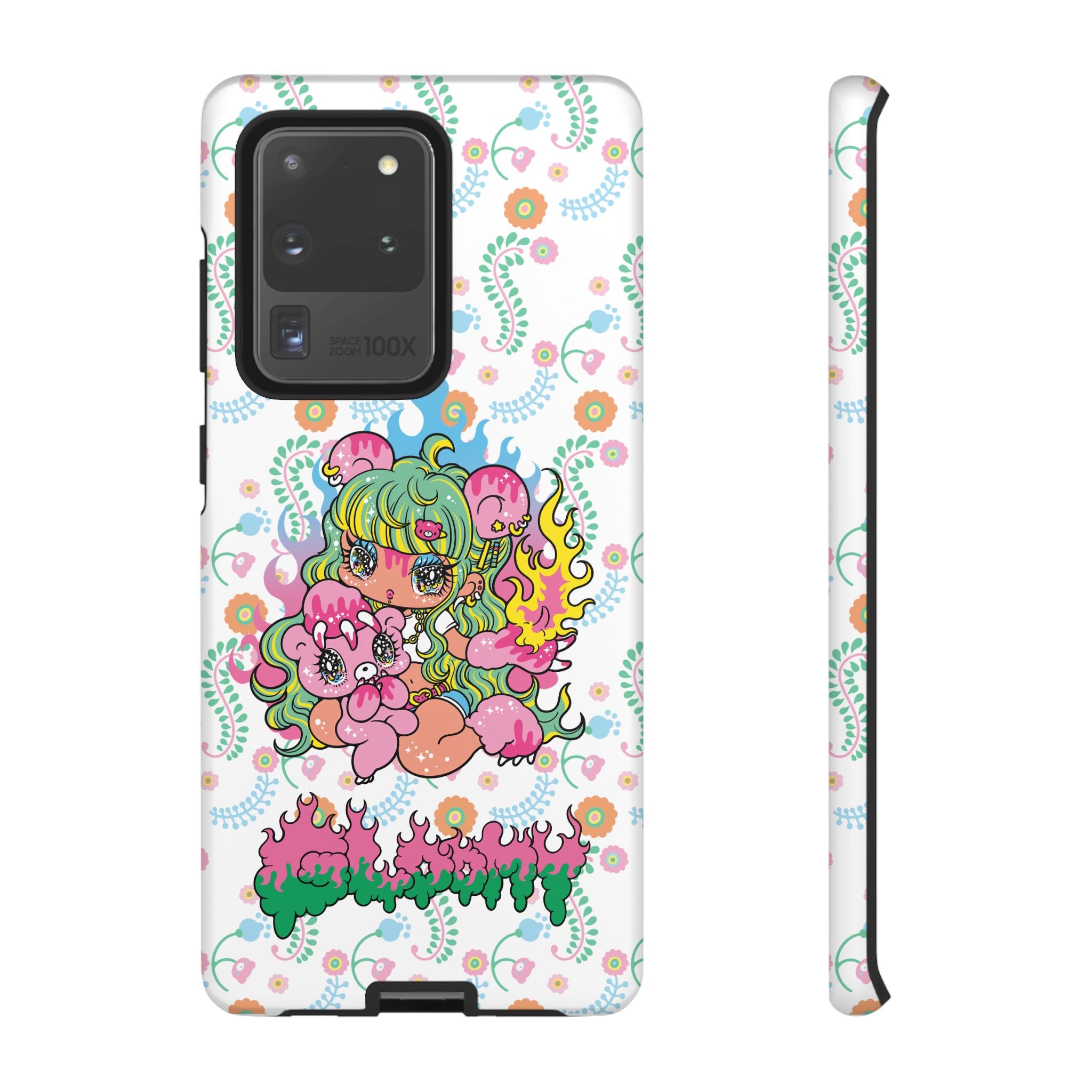 YURIE SEKIYA X GLOOMY BEAR ⭐️ FIRE GIRL PHONE CASE