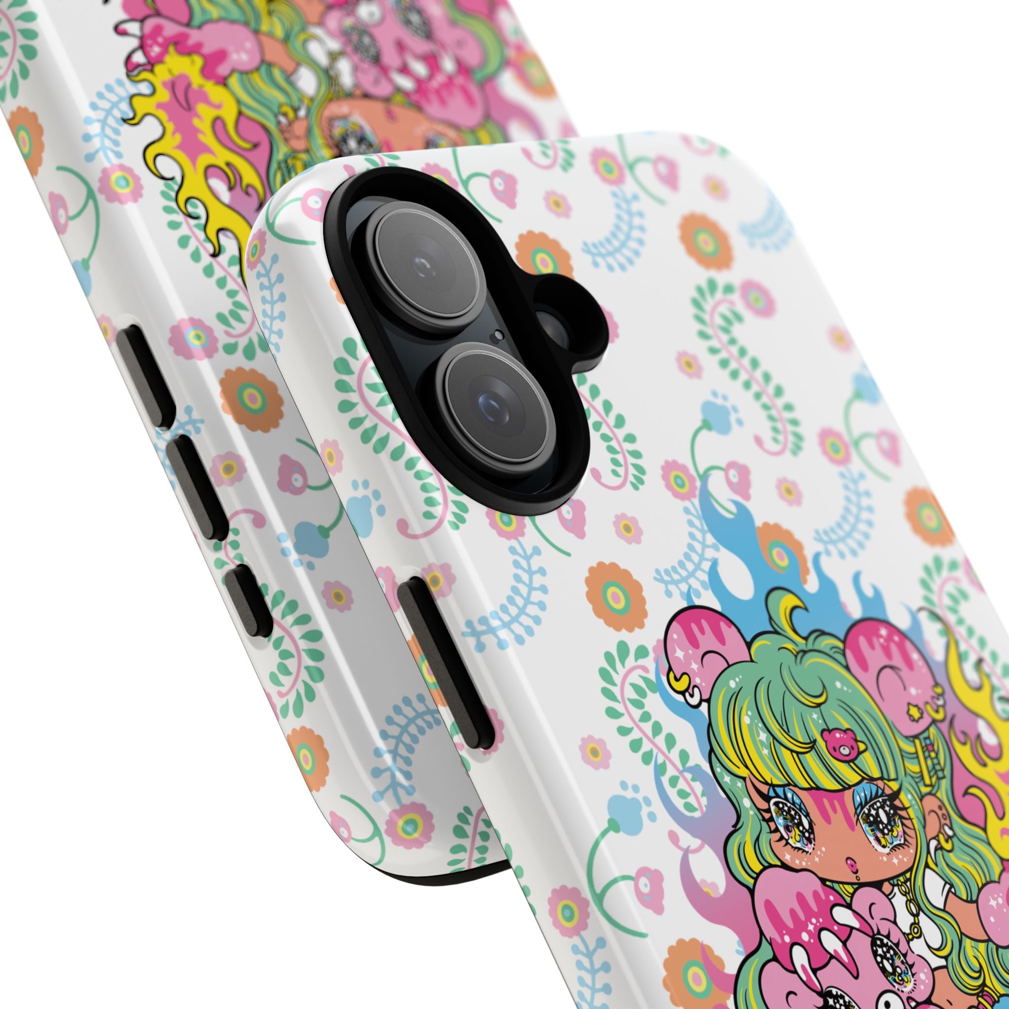 YURIE SEKIYA X GLOOMY BEAR ⭐️ FIRE GIRL PHONE CASE