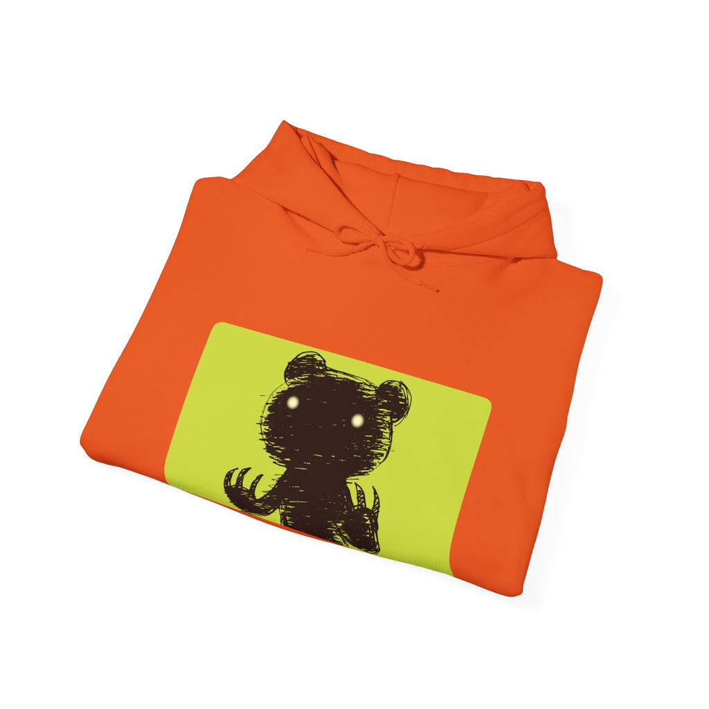 Green Block Abstraction Gloomy Bear Hoodie