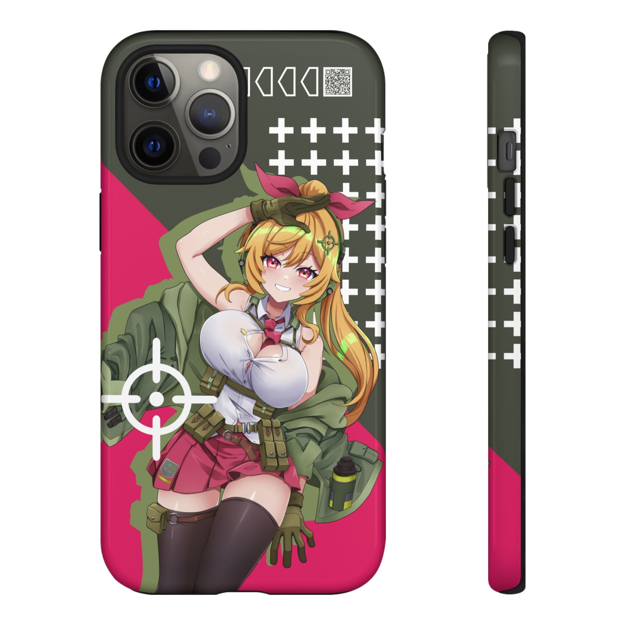 タレットガールズ - ロックオン スマホケース