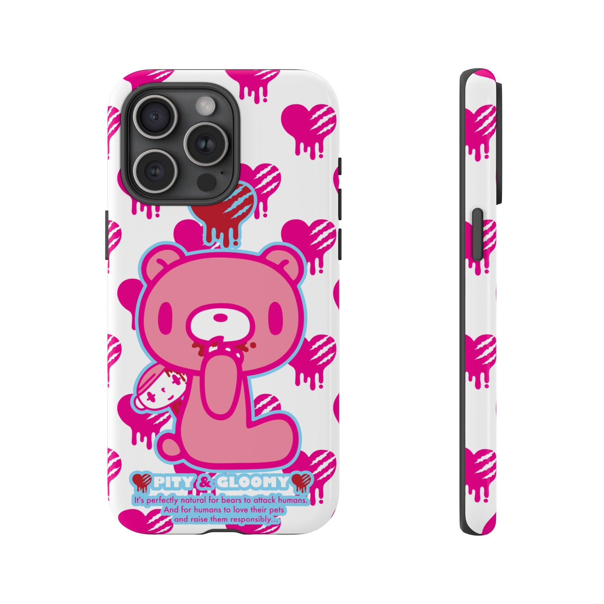 Gloomy Bear White Phone Case