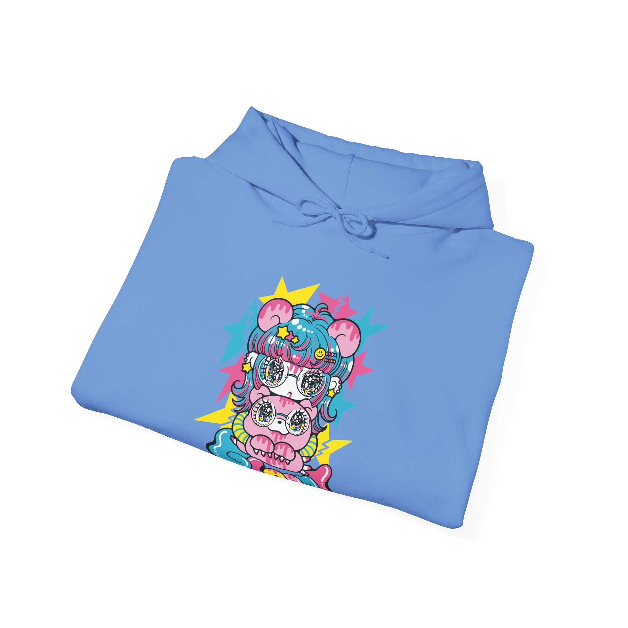 YURIE SEKIYA X GLOOMY BEAR🌟STARRY GAL ユニセックス フード付きスウェットシャツ