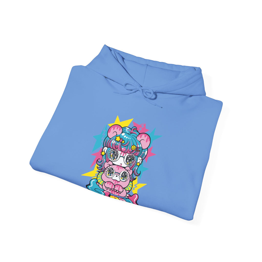 YURIE SEKIYA X GLOOMY BEAR🌟STARRY GAL Unisex Hooded Sweatshirt