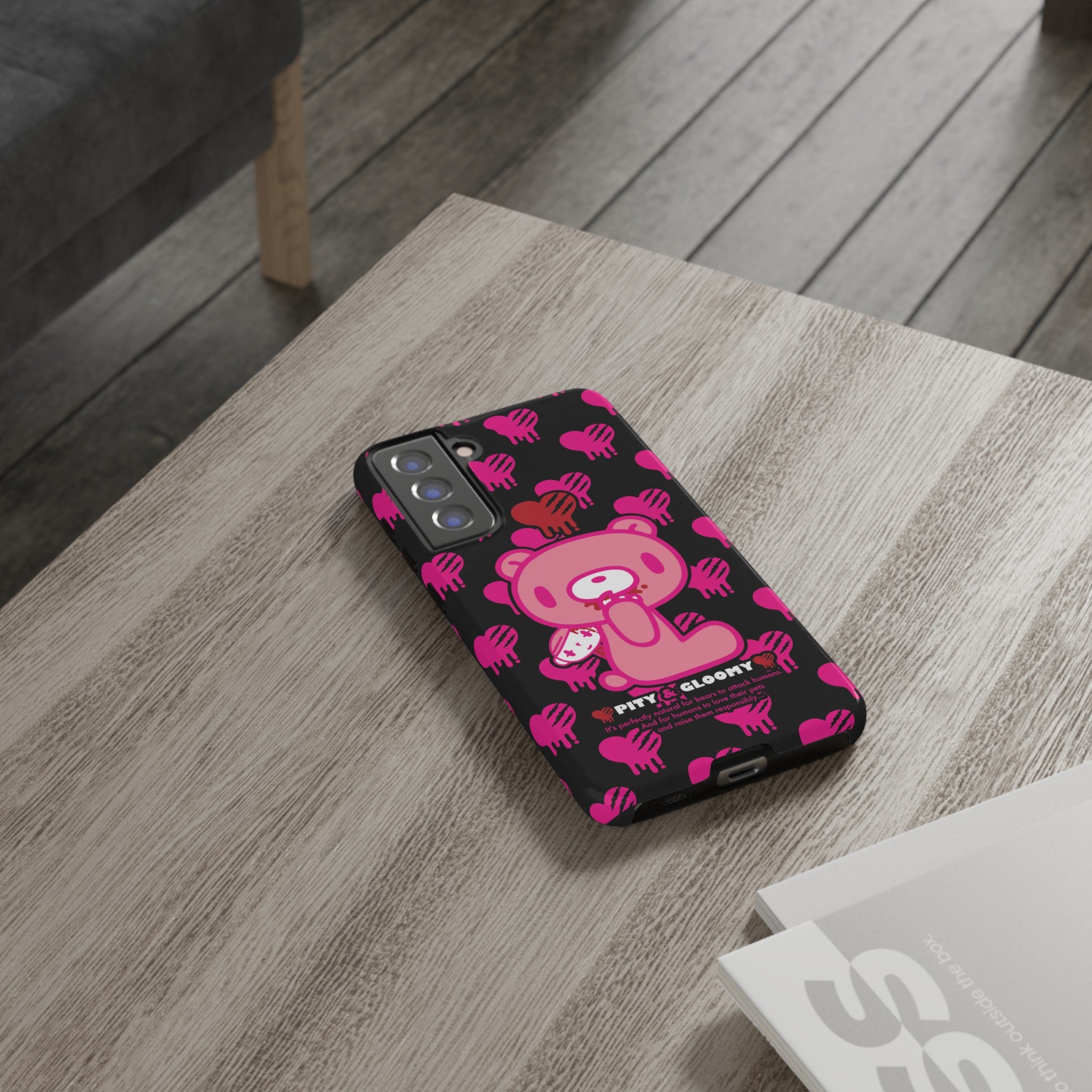 Gloomy Bear Pink Phone Case