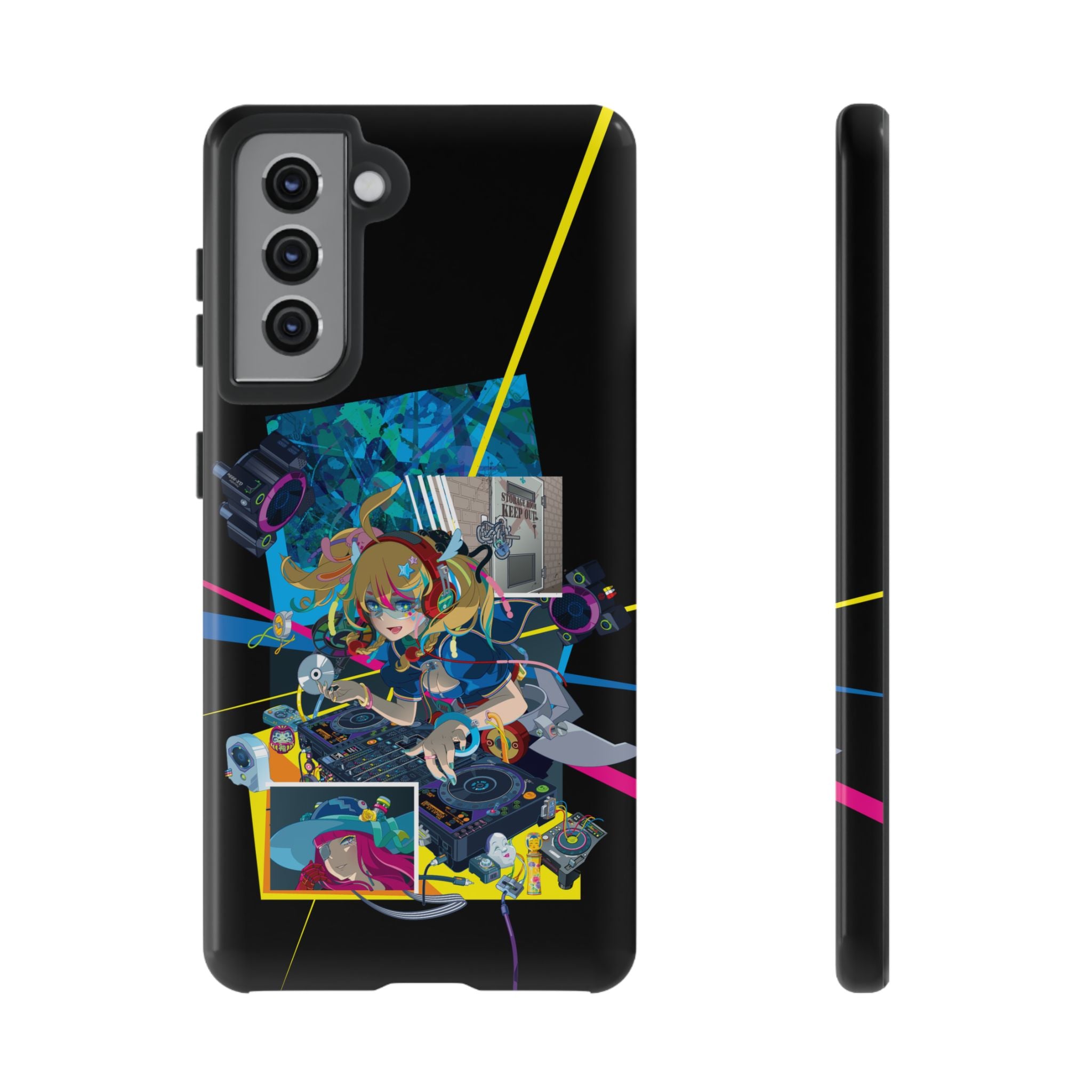 HYPERSONIC music club DJ VAL - Tough Phone Case