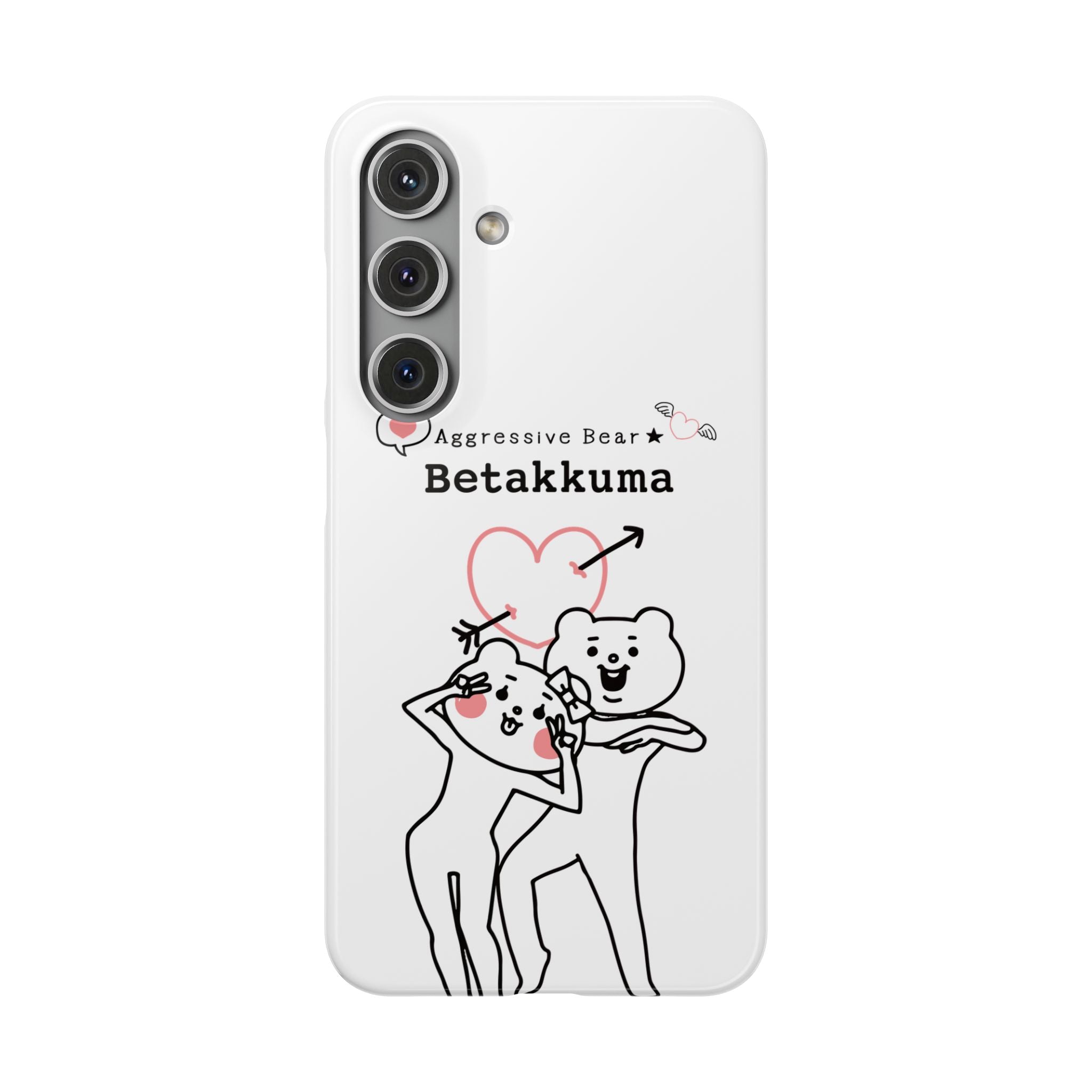 Betakkuma Arrow Heart Phone Case
