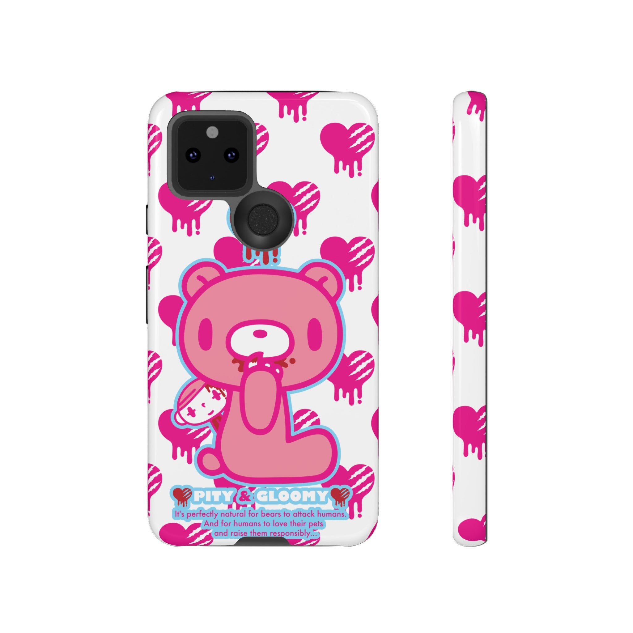 Gloomy Bear White Phone Case