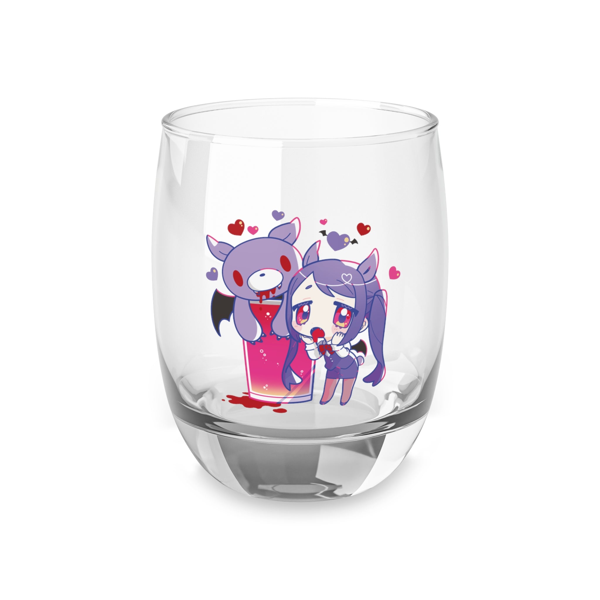 VA-11 HALL-A x Gloomy Bear Jill Whiskey Glass