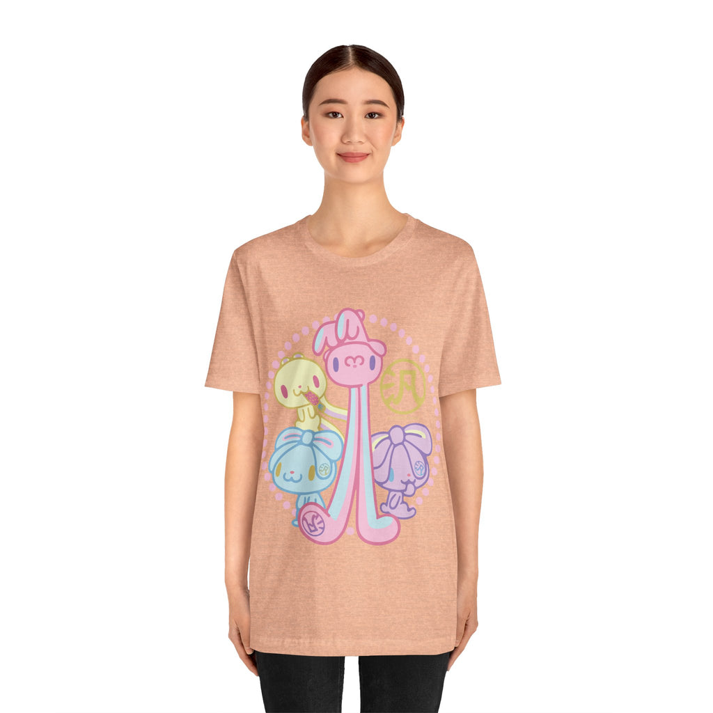 Group Pastel All Purpose Bunny - Unisex Tee