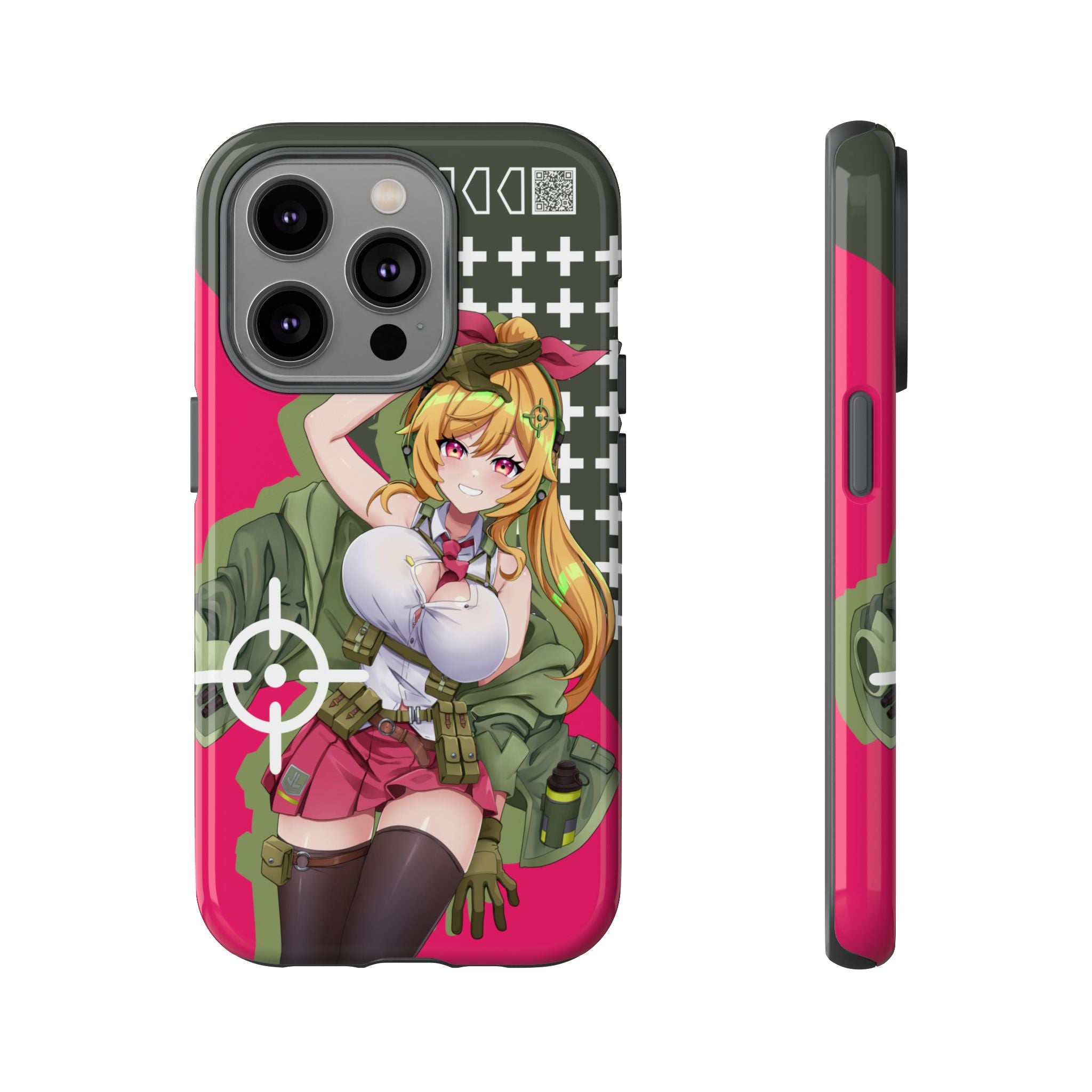 タレットガールズ - ロックオン スマホケース