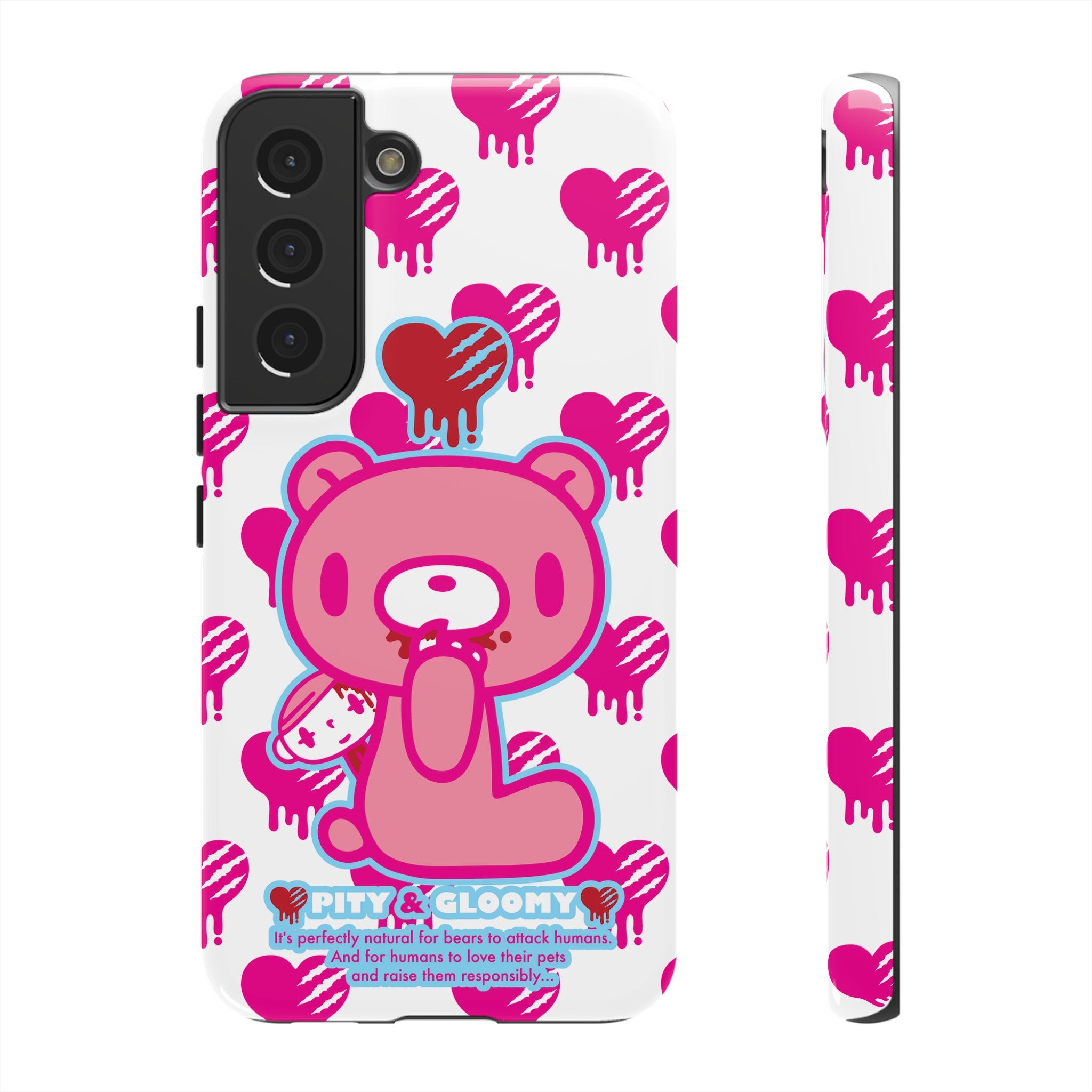 Gloomy Bear White Phone Case