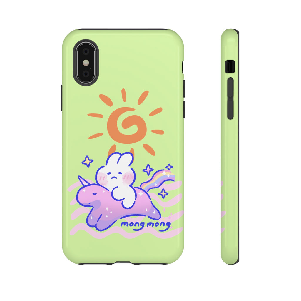 Lovely Mong Mong Ride a Unicorn Phone Case
