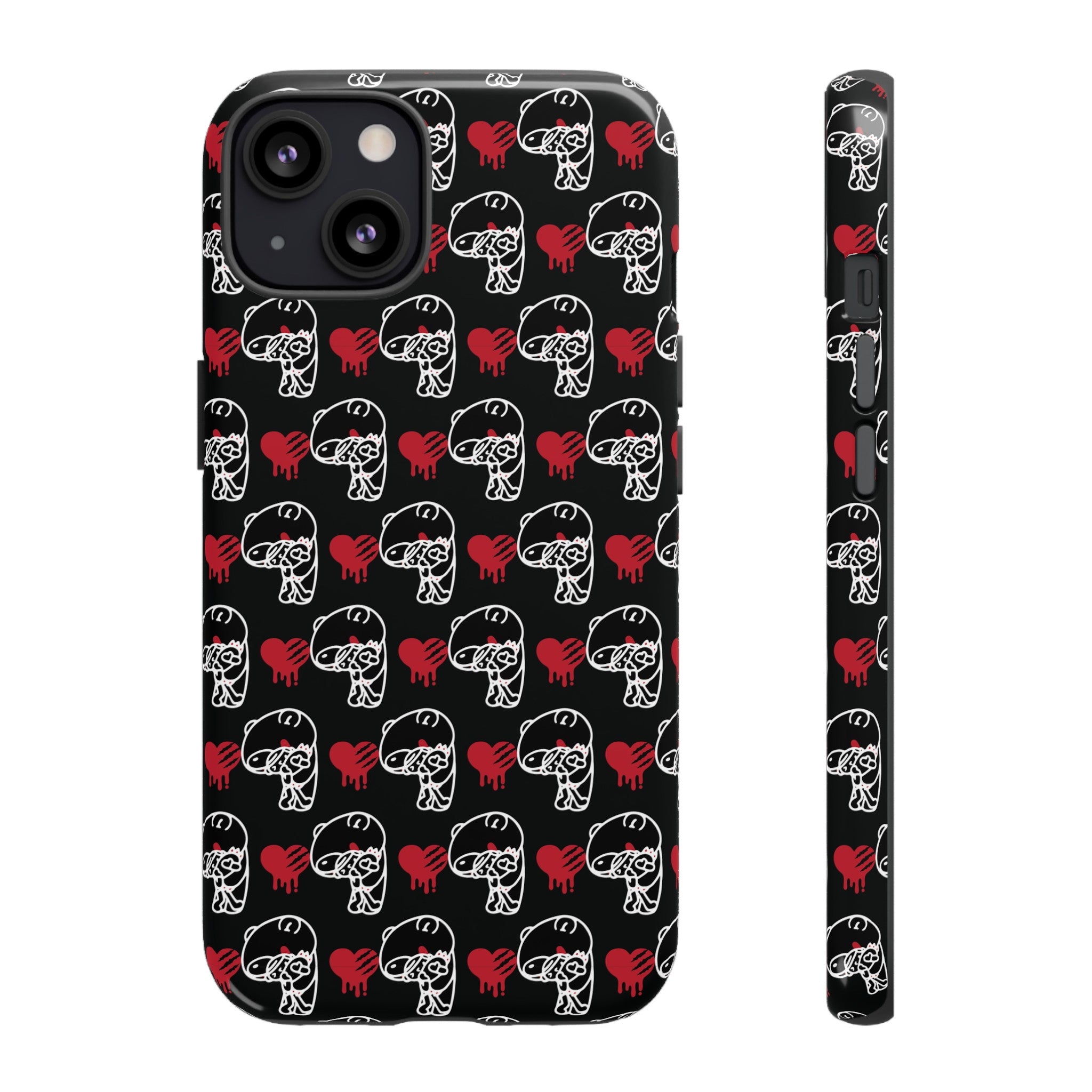 Gloomy & Pity Hug [Black] - Tough Phone Case
