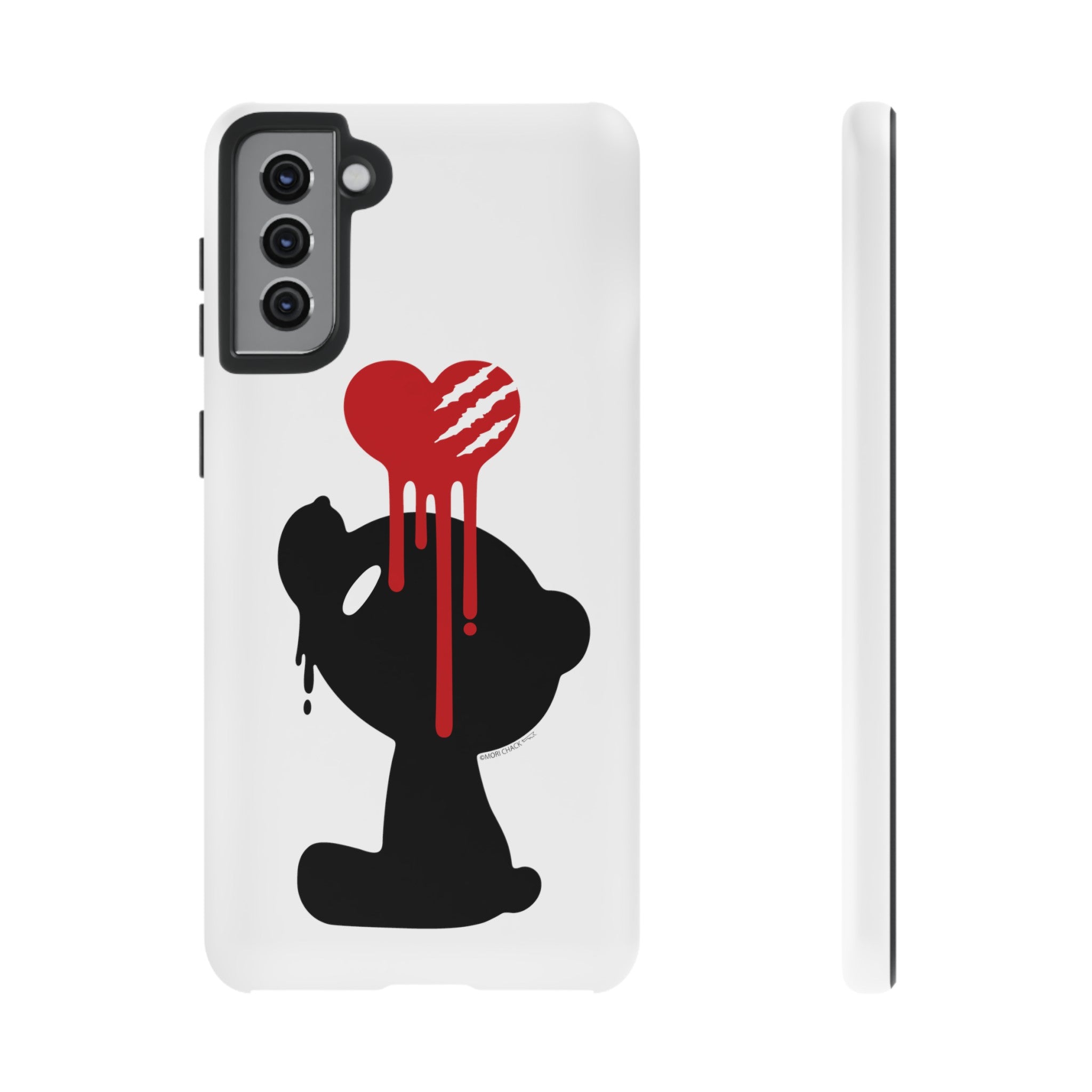 Gloomy Bear Heart - Dual Layer Phone Case