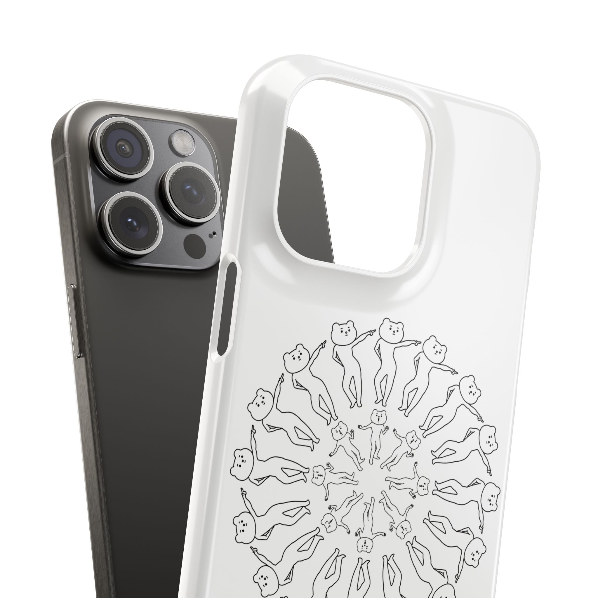 Betakkuma Swirl Pattern Phone Case