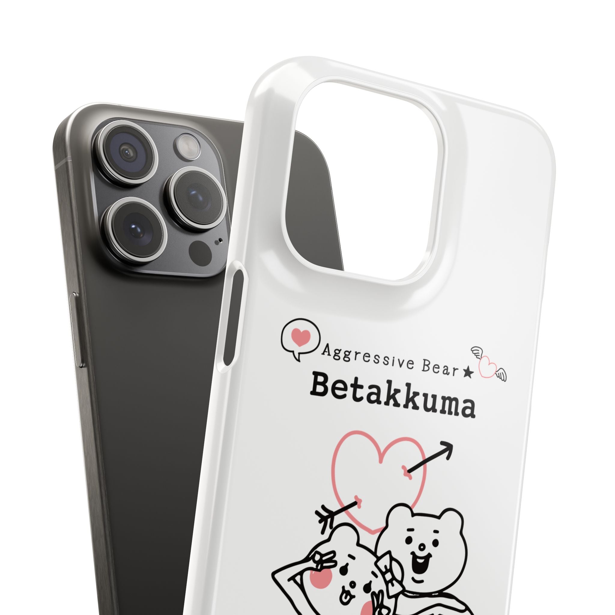 Betakkuma Arrow Heart Phone Case