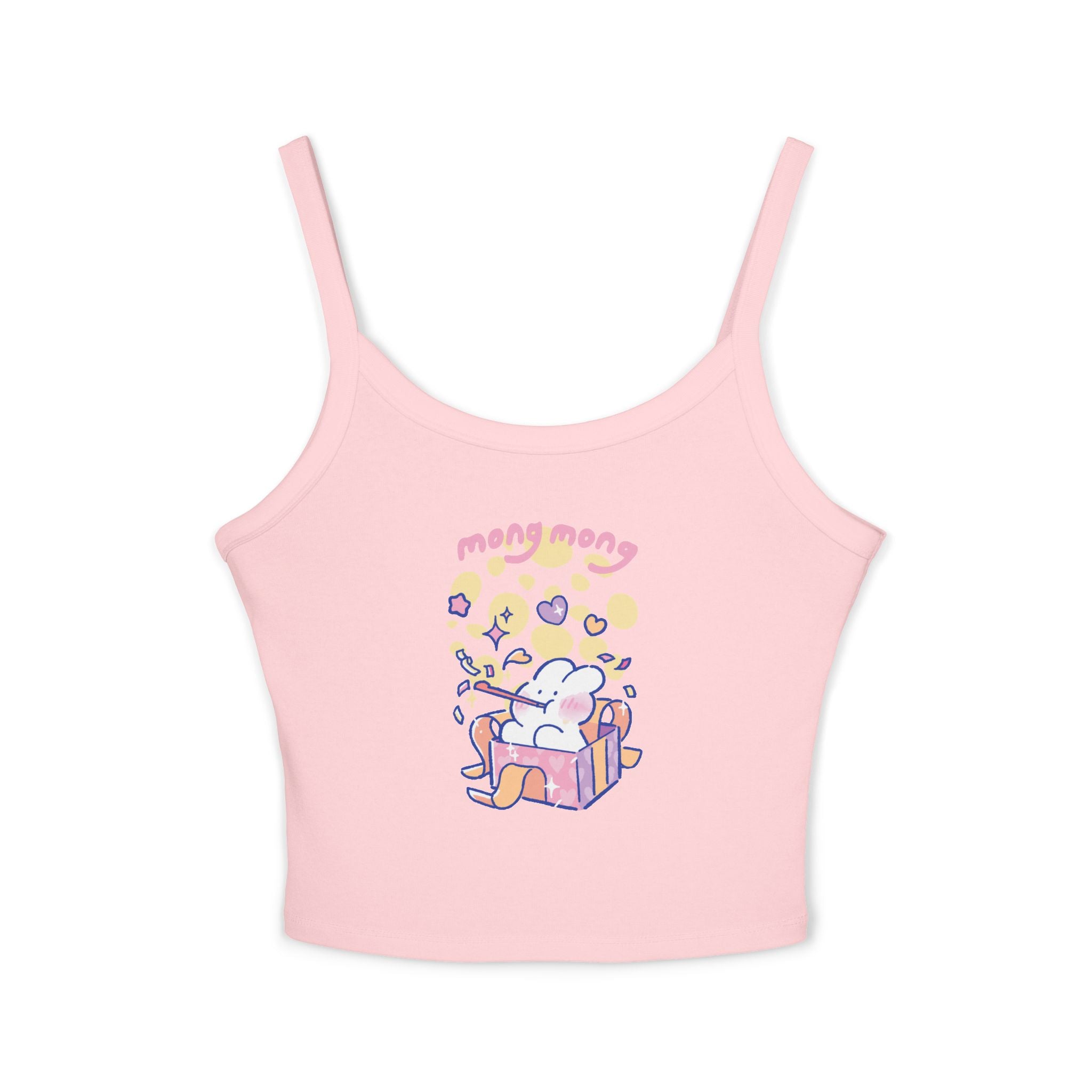 Lovely Mong Mong Spaghetti Strap Tank Top