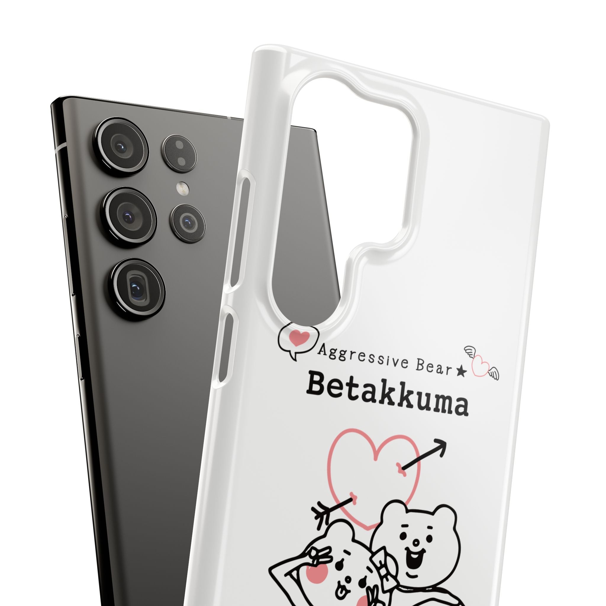 Betakkuma Arrow Heart Phone Case